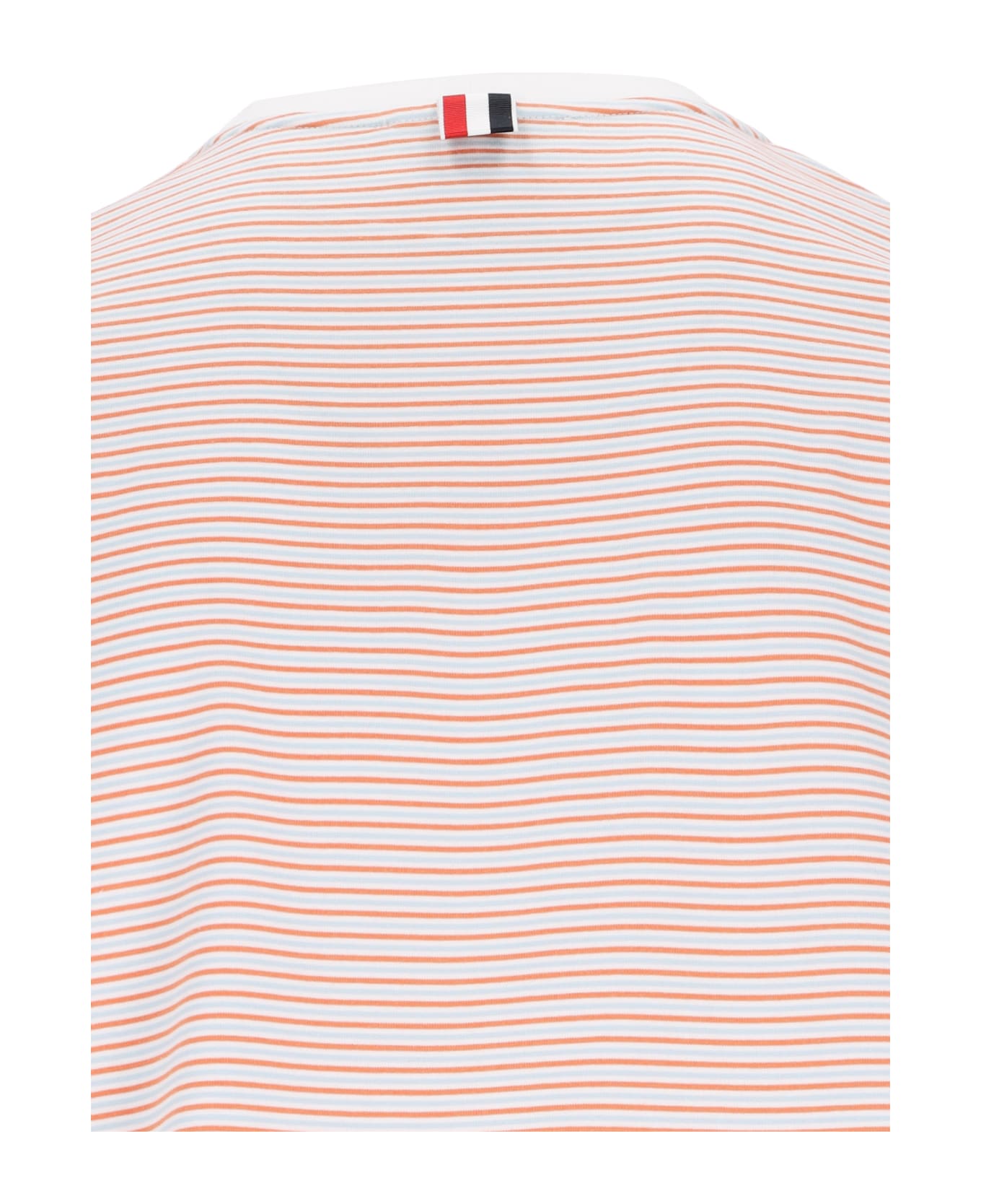 Thom Browne Oversized Cotton Pocket T-shirt - Orange