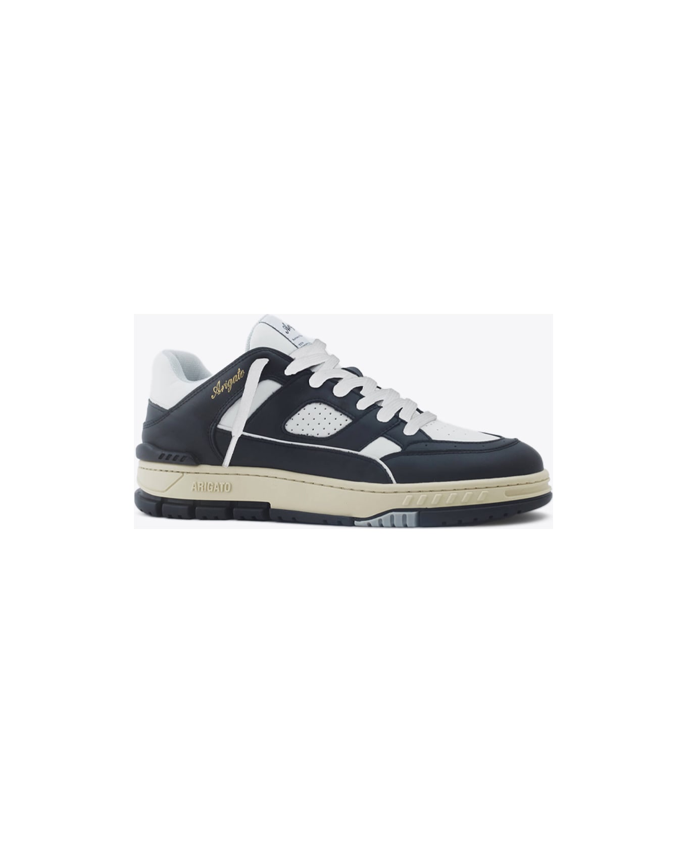 Axel Arigato Area Lo Sneaker Black and white leather lace-up low sneaker - Area Lo sneaker - Bianco/nero スニーカー