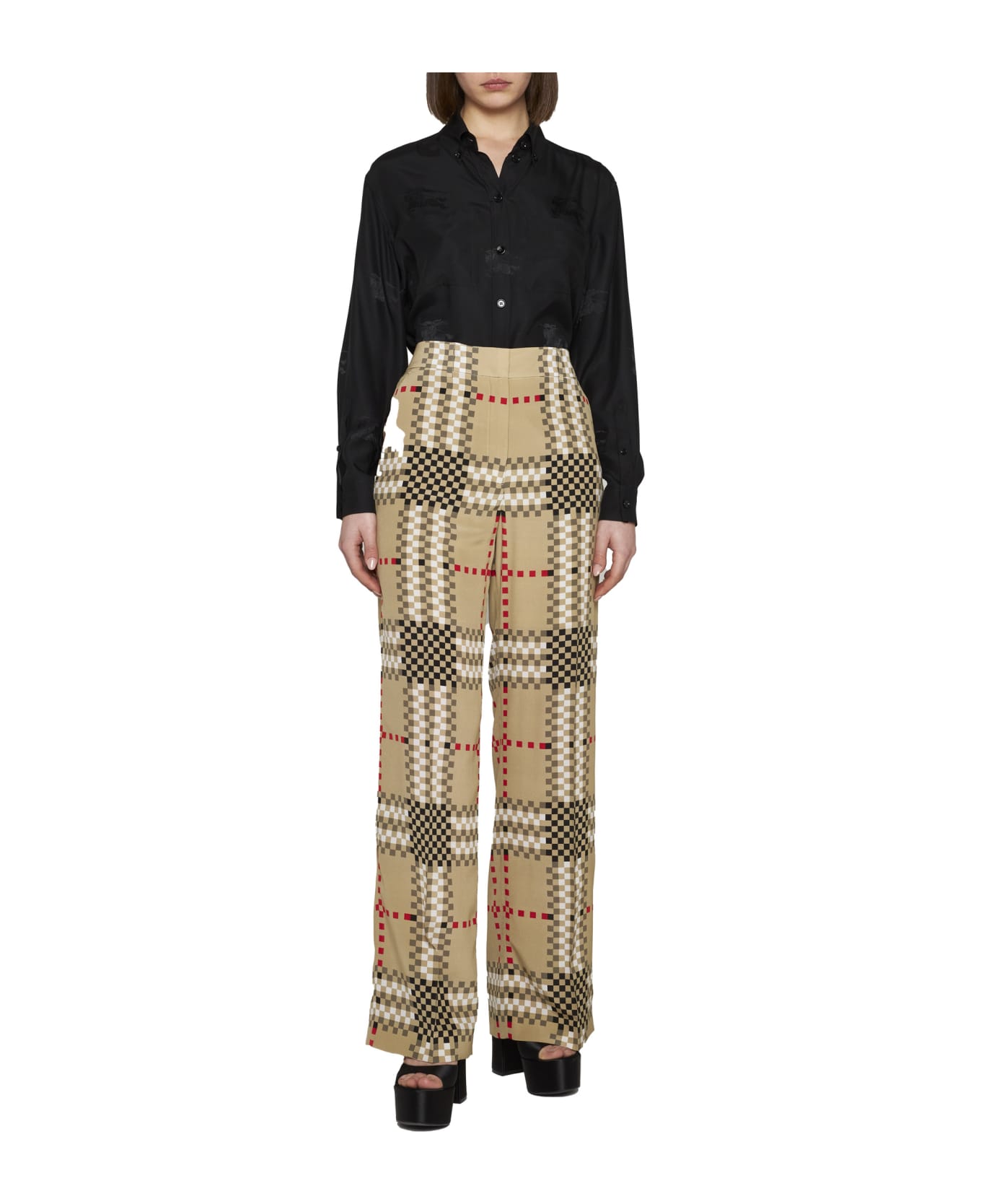 Burberry Trousers - Archive beige ip pat