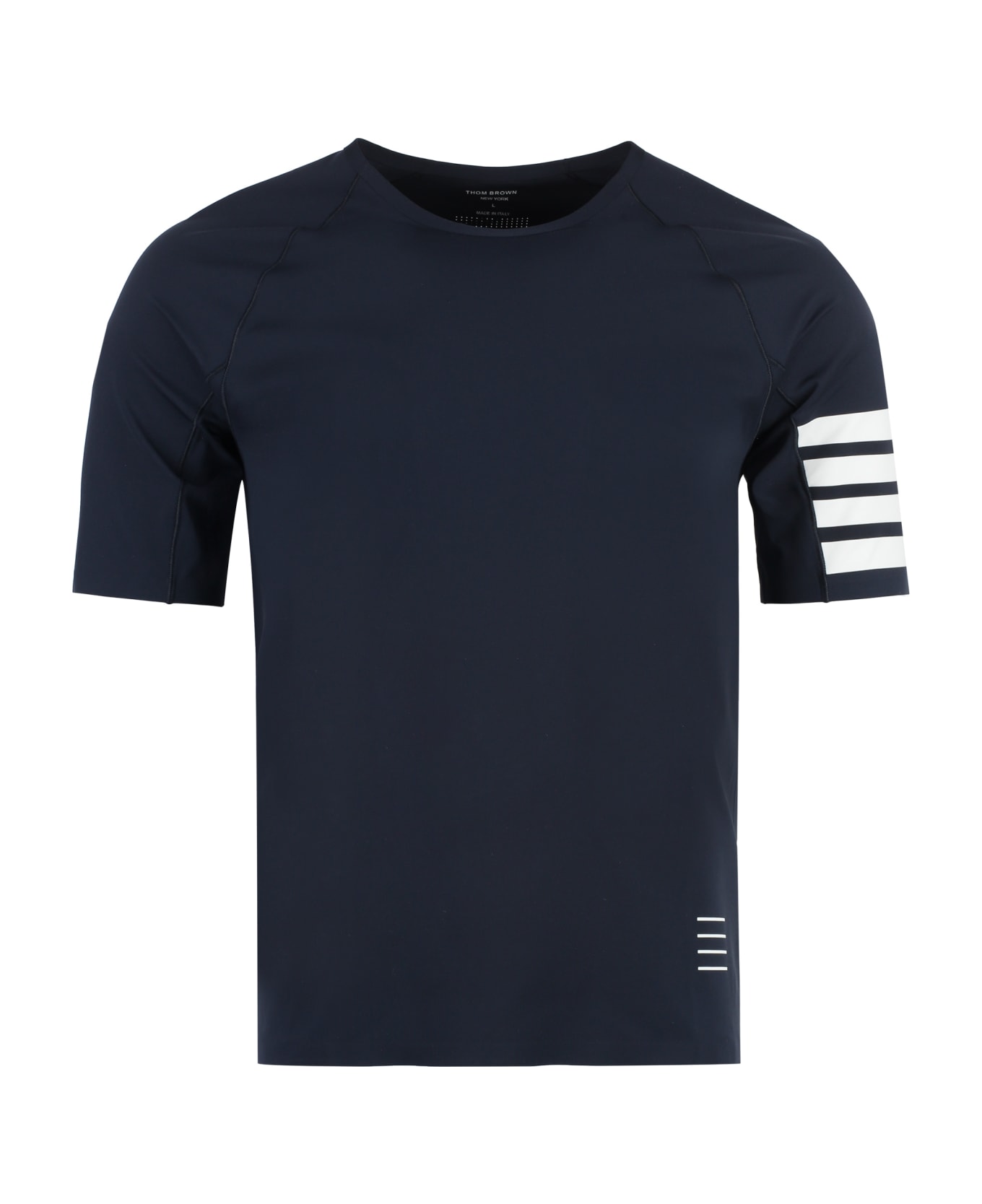 Thom Browne Techno Fabric T-shirt - blue