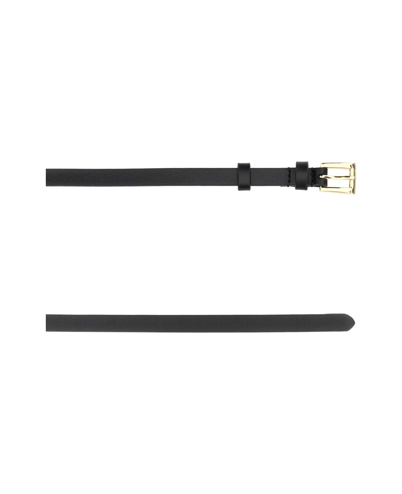 Prada Black Leather Belt - NERO 1