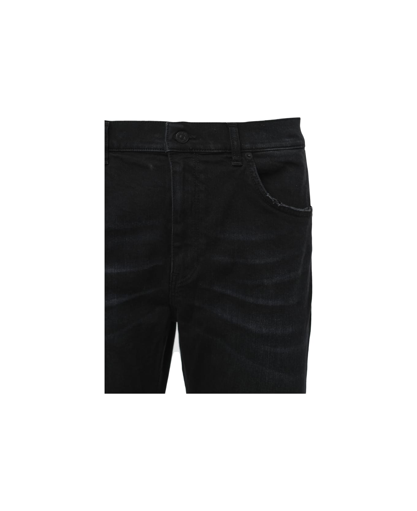 Dondup Alex Super Skinny Jeans In Stretch Denim - Nero