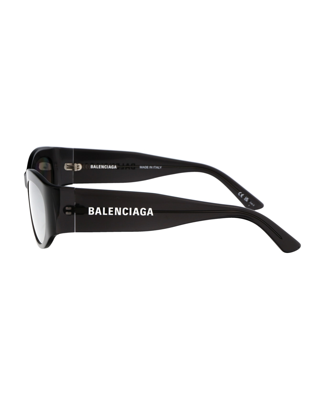 Balenciaga Eyewear Bb0330sk Sunglasses - 003 GREY GREY SILVER