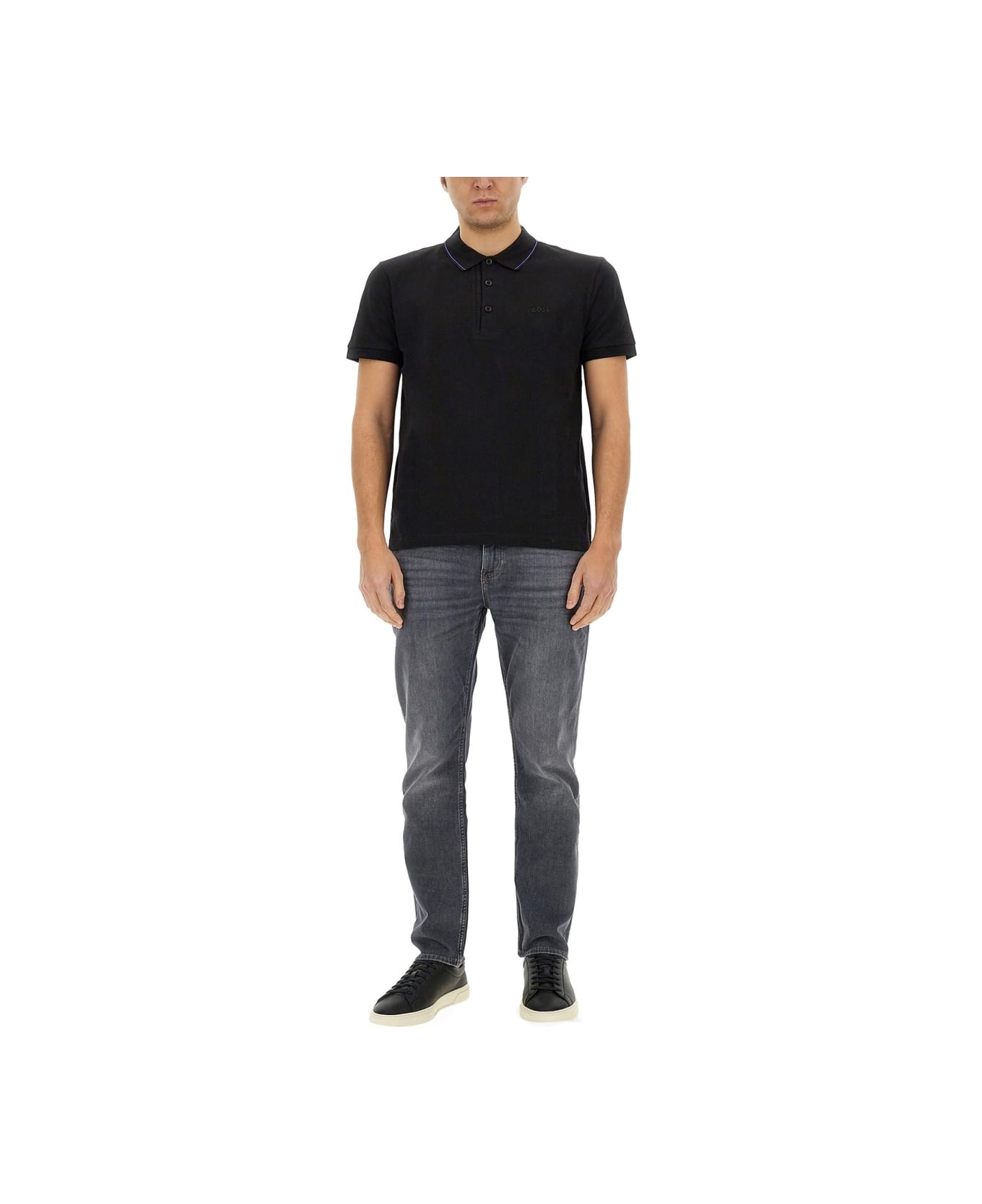 Hugo Boss Polo "paule 4" - BLACK