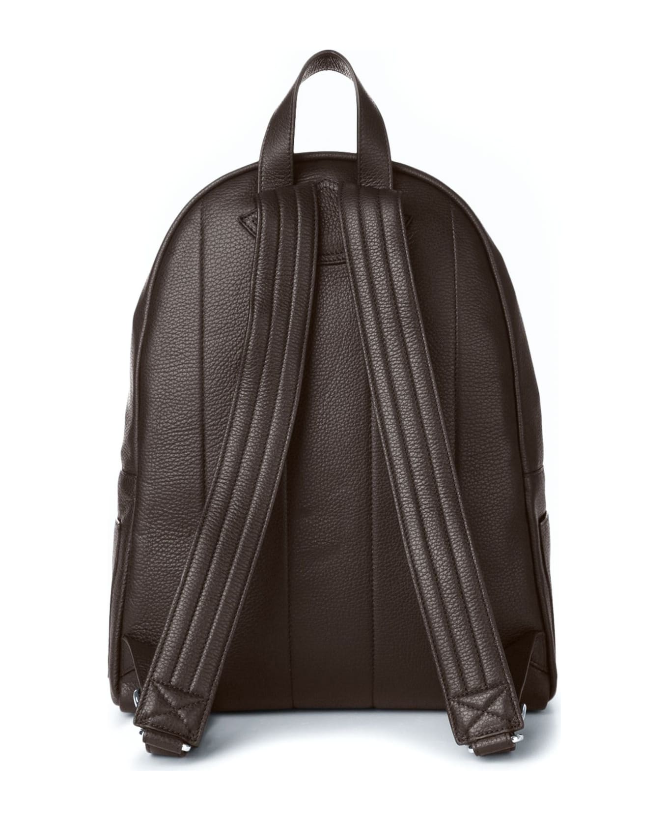 Orciani Brown Calf Leather Micron Backpack - Brown
