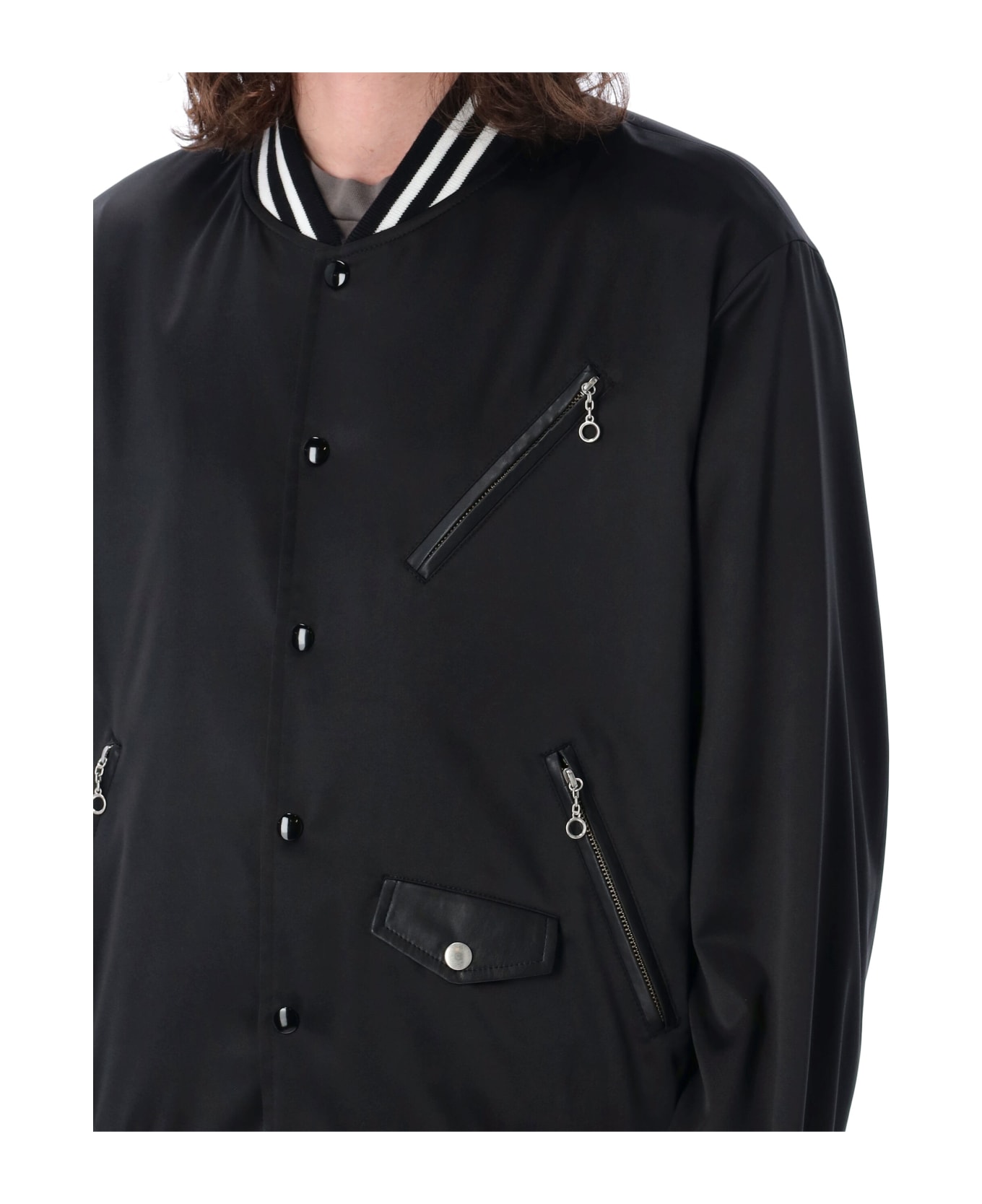 Undercover Jun Takahashi Varsity Jacket - BLACK