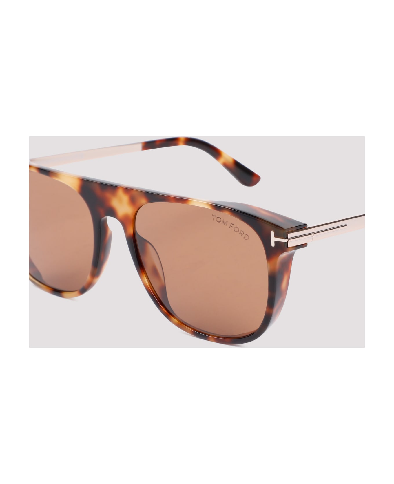 Tom Ford Acetate-metal Sunglasses - E Havana