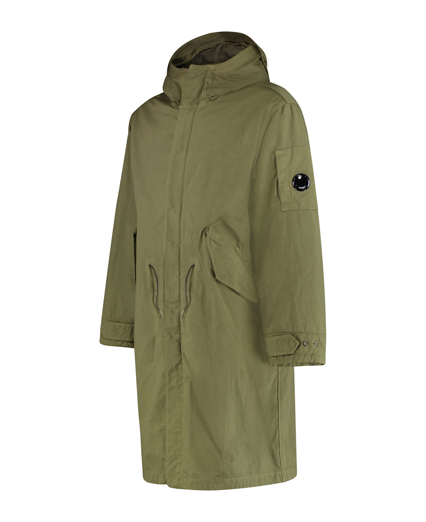 C.P. Company Hooded Cotton Parka - green
