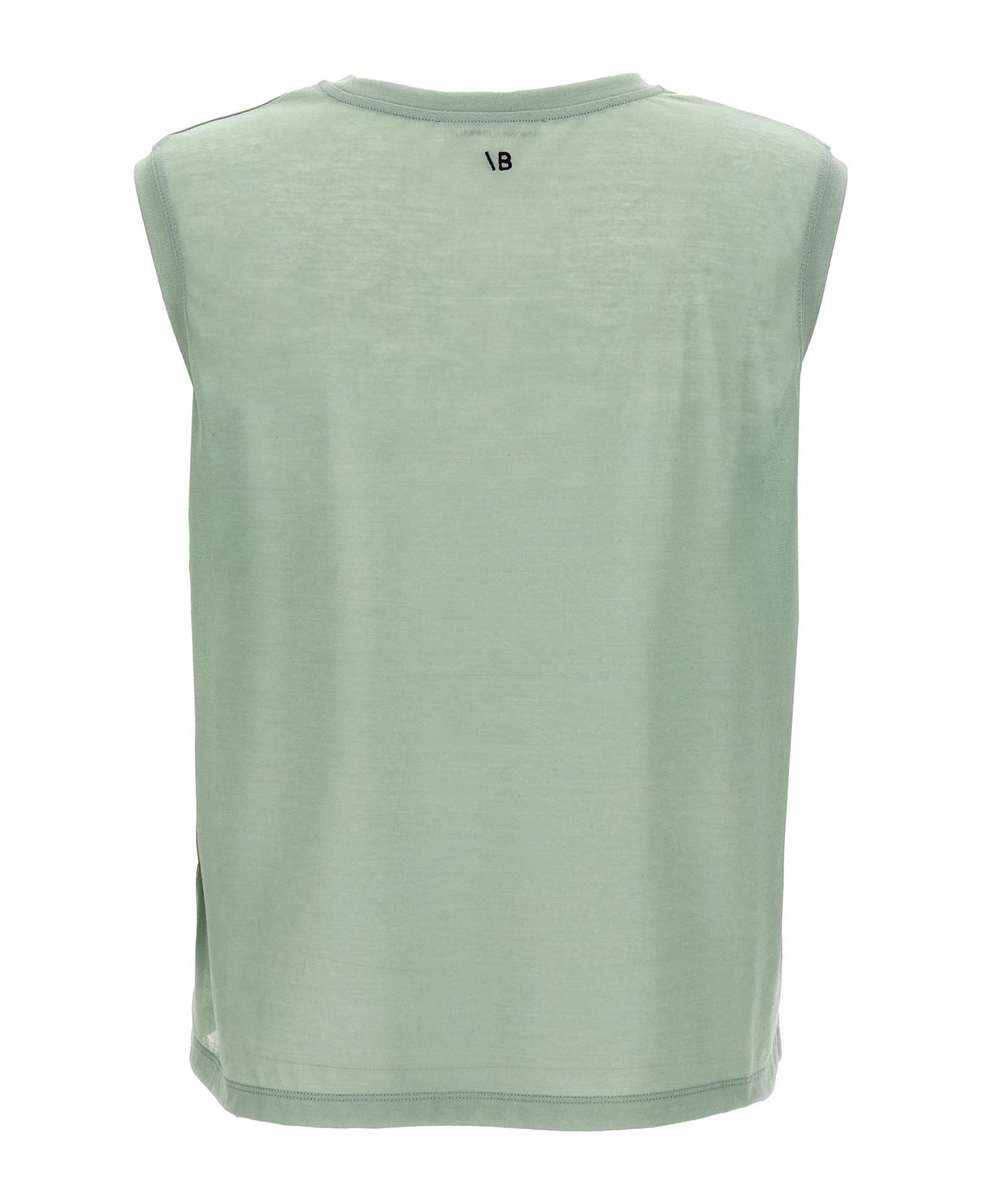 Victoria Beckham Logo Embroidery Top - Green