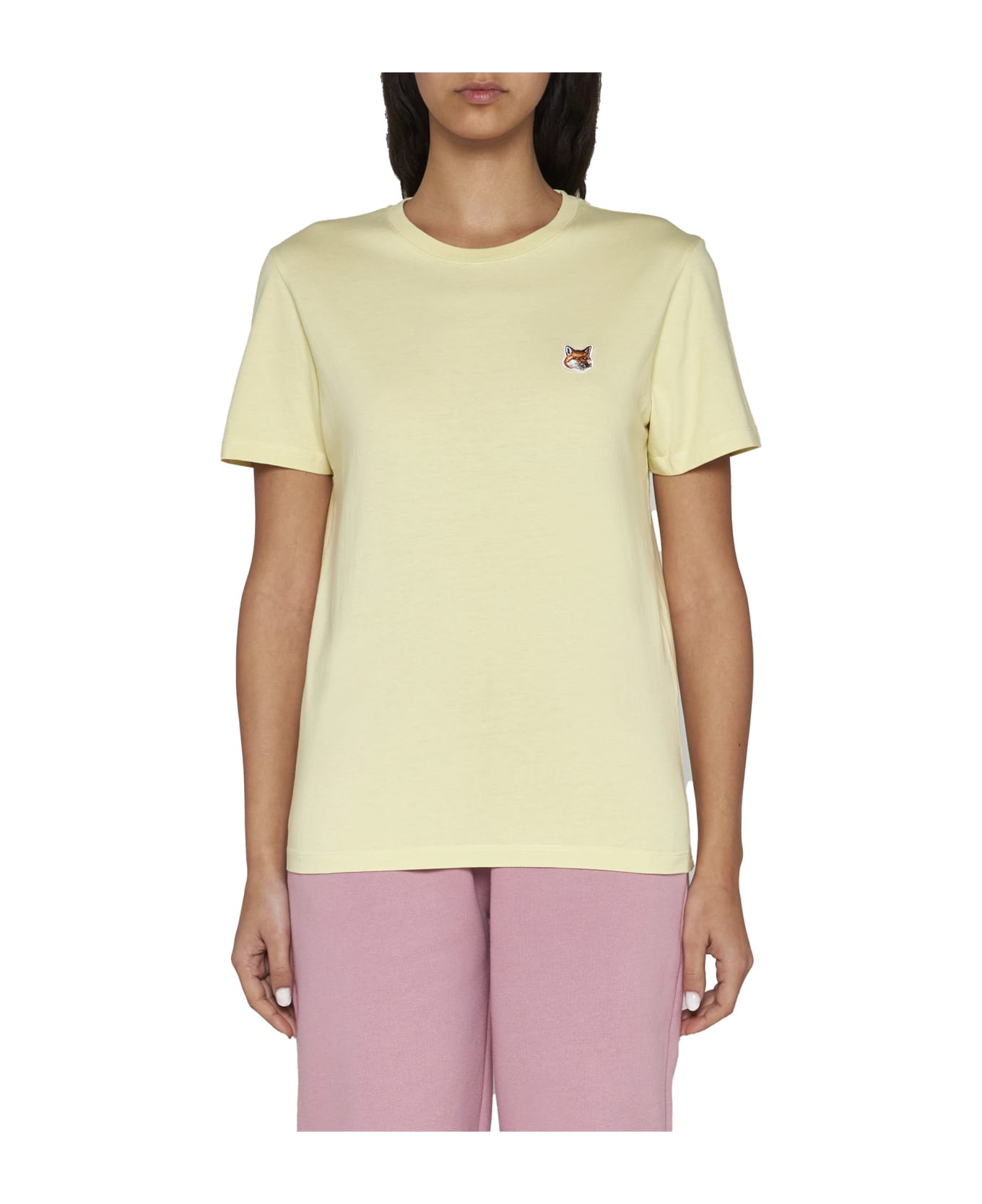 Maison Kitsuné T-Shirt - Chalk yellow Tシャツ