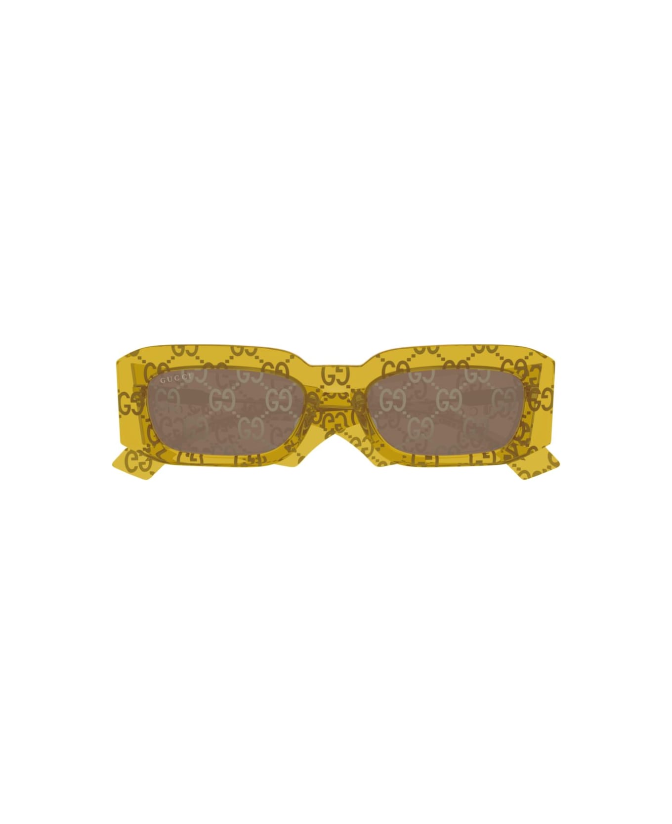 Gucci Eyewear Gg1426s-007yellow-yellow-brown - YELLOW-YELLOW-BROWN