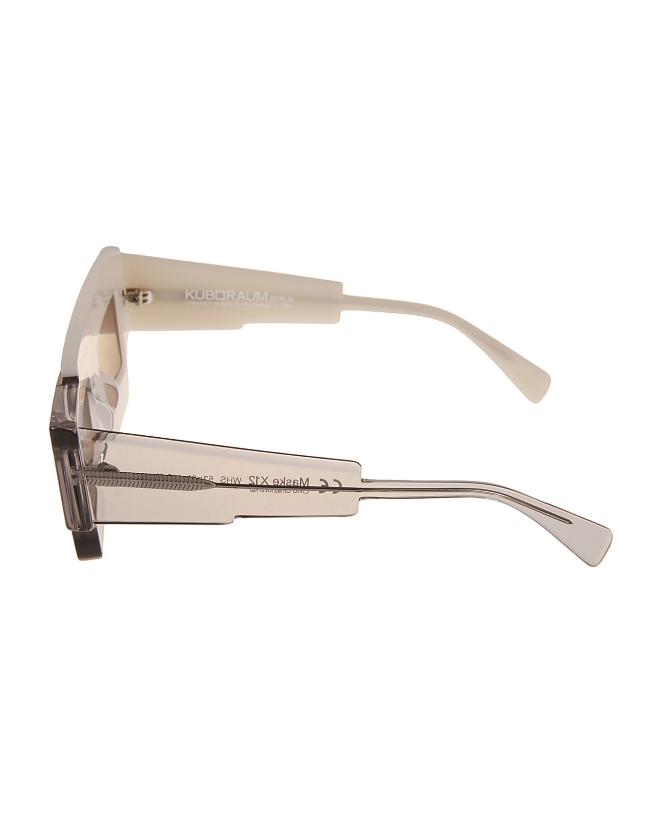 Kuboraum X12 Sunglasses - White サングラス
