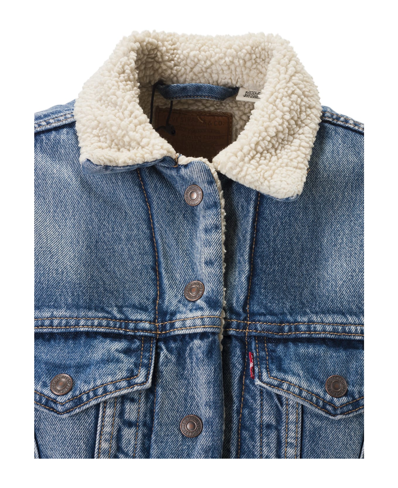 Levi
s Fur Collar Jacket - Blue