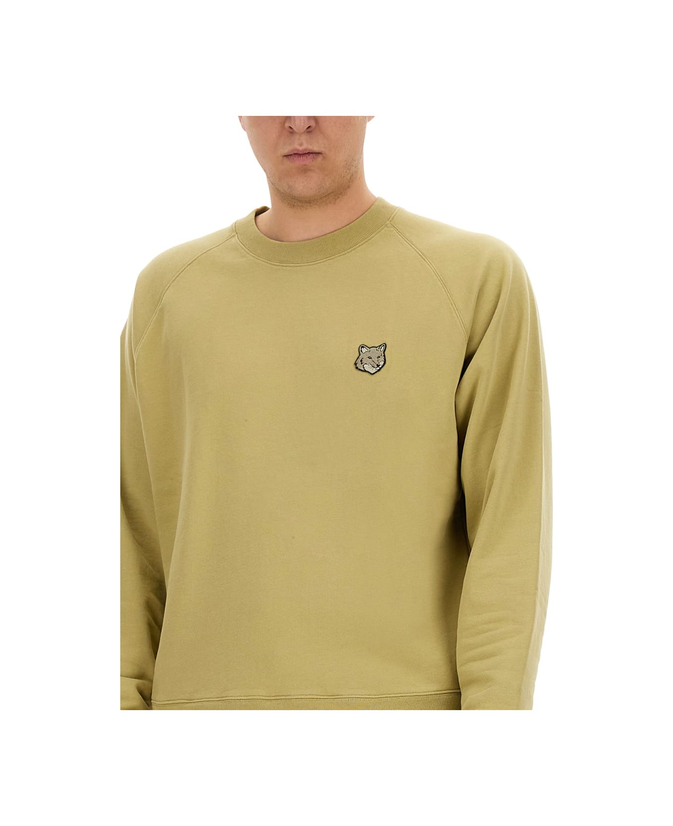 Maison Kitsuné Oversize Sweatshirt - BEIGE