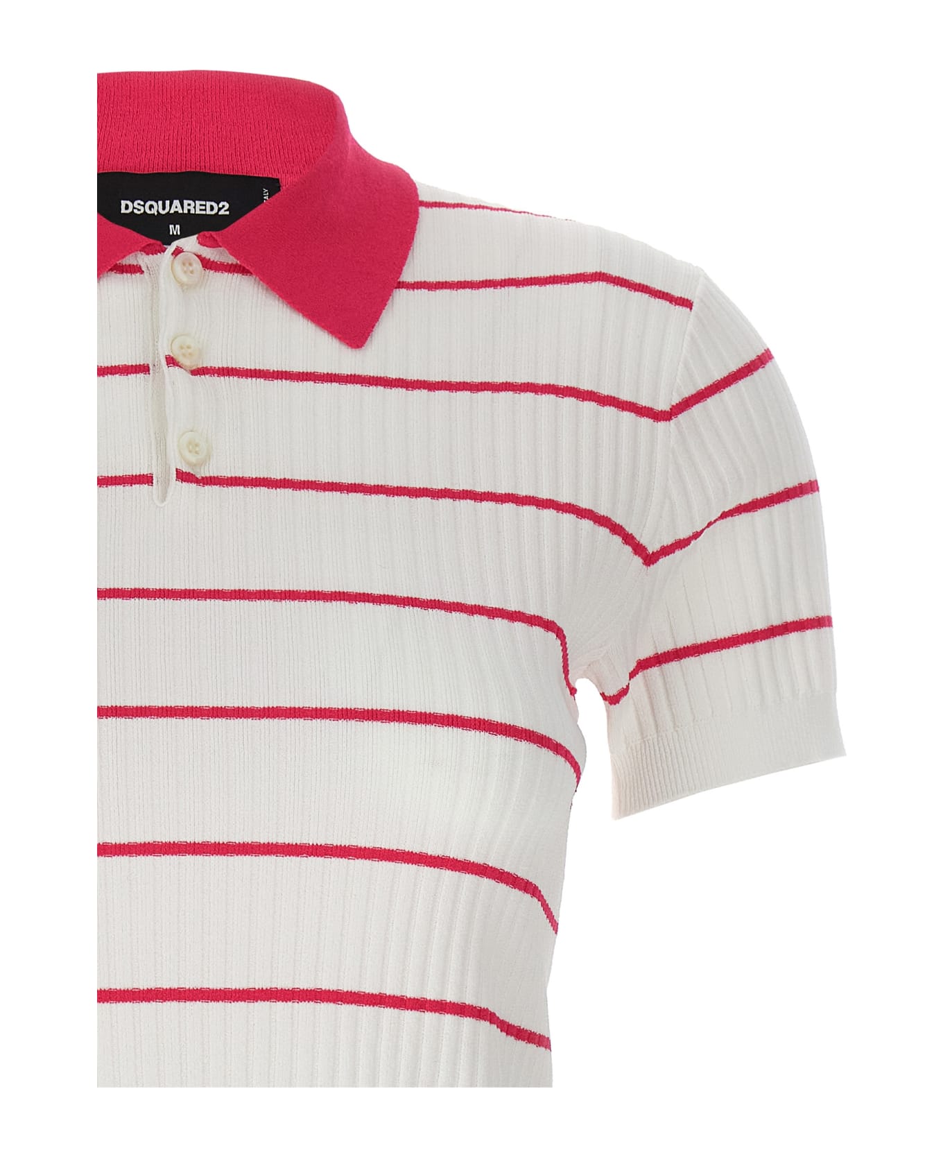 Dsquared2 'striped' Polo Shirt - Multicolor