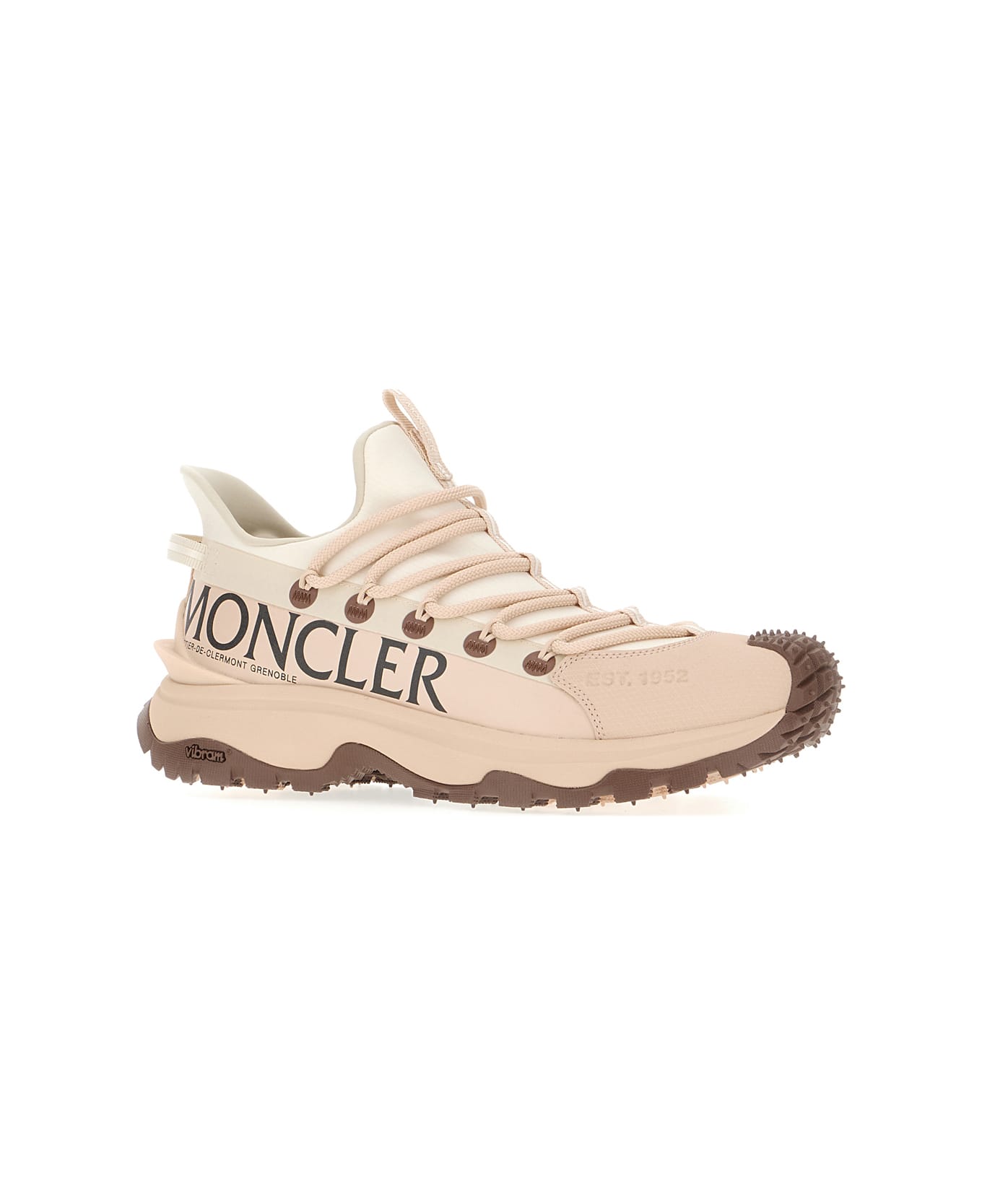 Moncler Two-tone Tech Fabric Trailgrip Lite 2 Sneakers - PINK