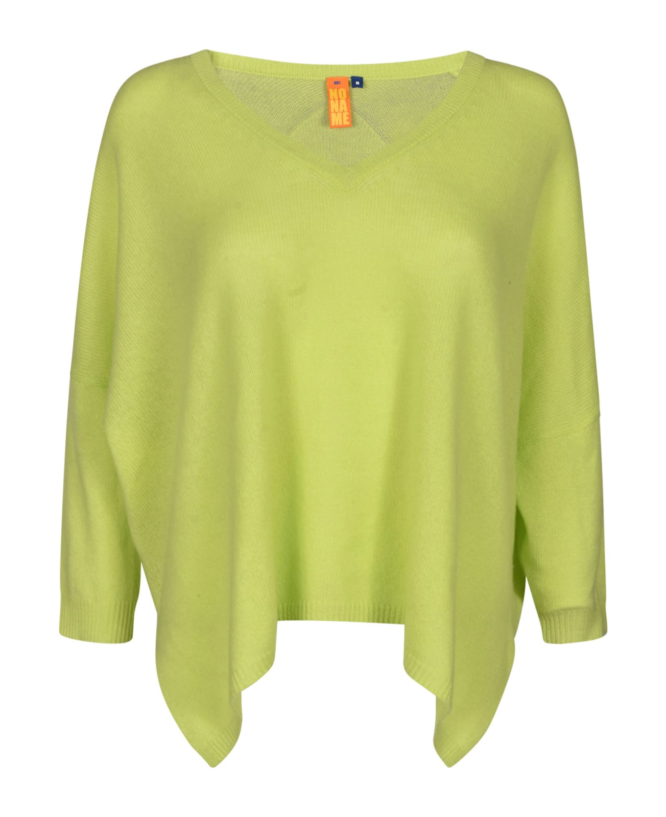 No Name V-neck Sweater - Lime ニットウェア