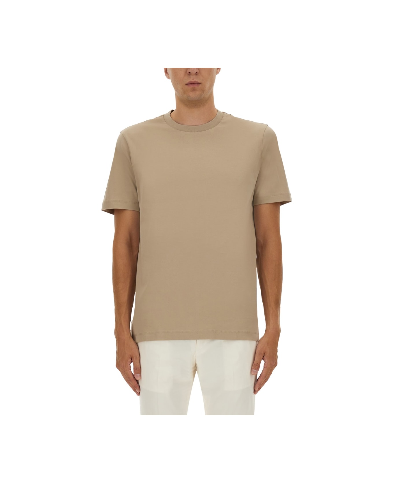 Hugo Boss "l-tesar 14" T-shirt - BEIGE