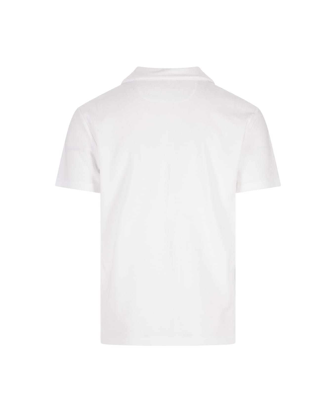 Polo Ralph Lauren Custom Slim-fit Shirt In White Terry - Bianco