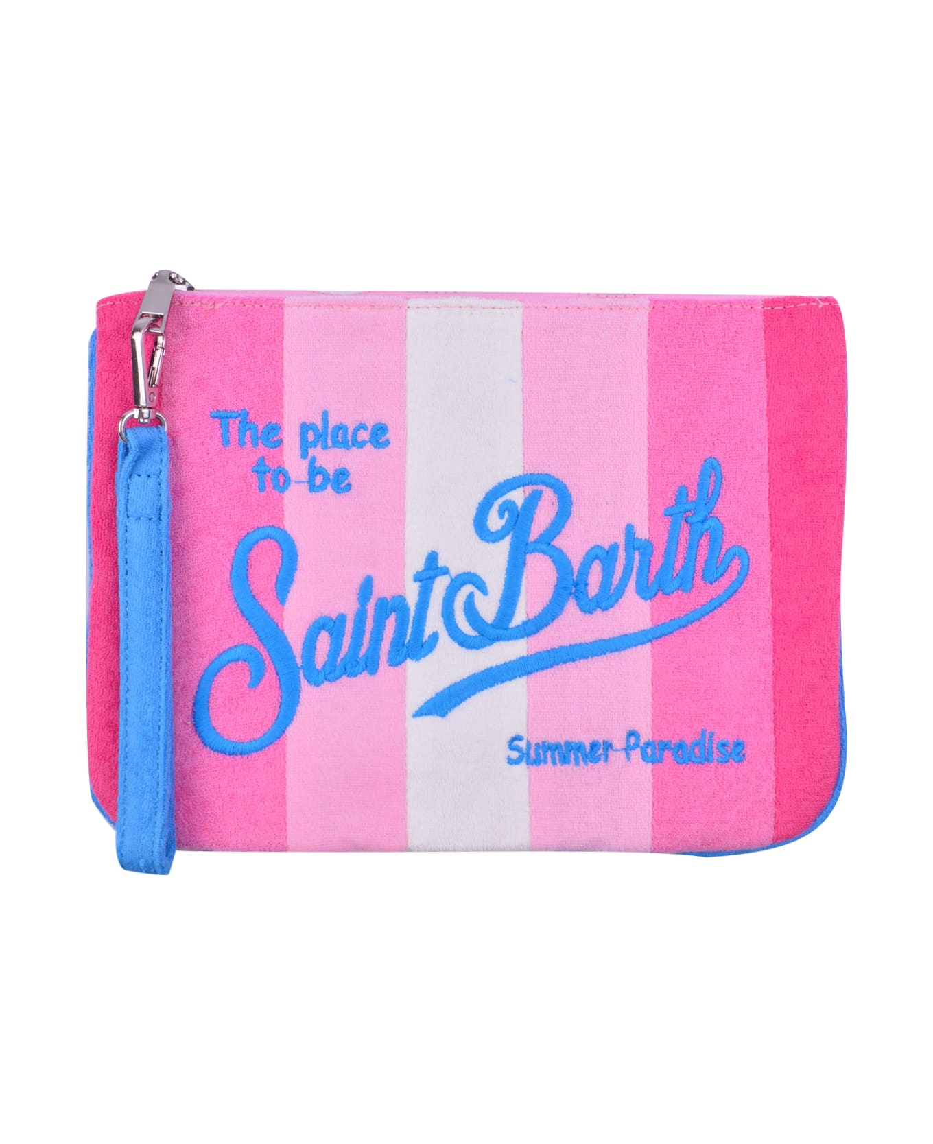 MC2 Saint Barth Sponge Clutch With Stripes - Multicolor アクセサリー＆ギフト