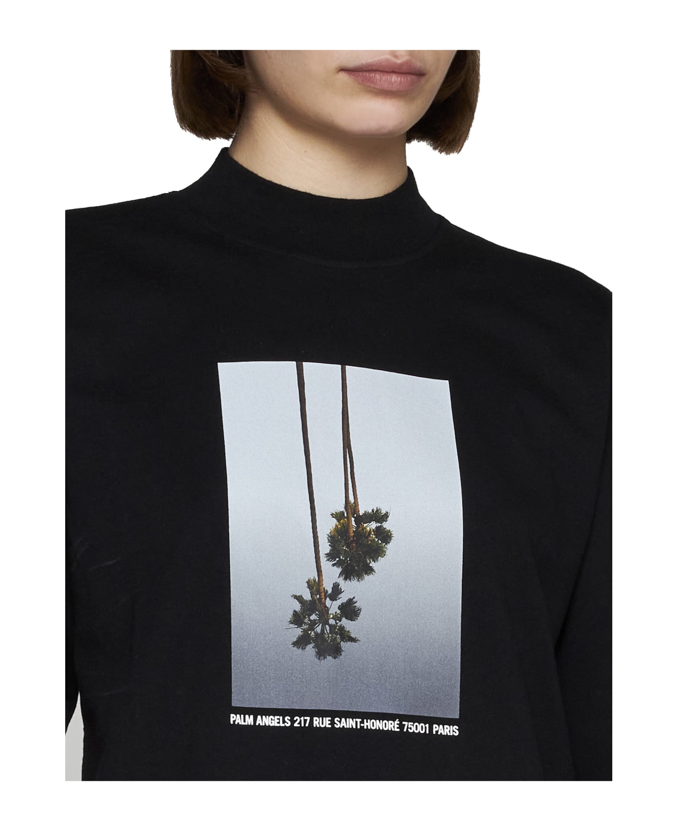 Palm Angels Mirage Boxy T-shirt - black Tシャツ