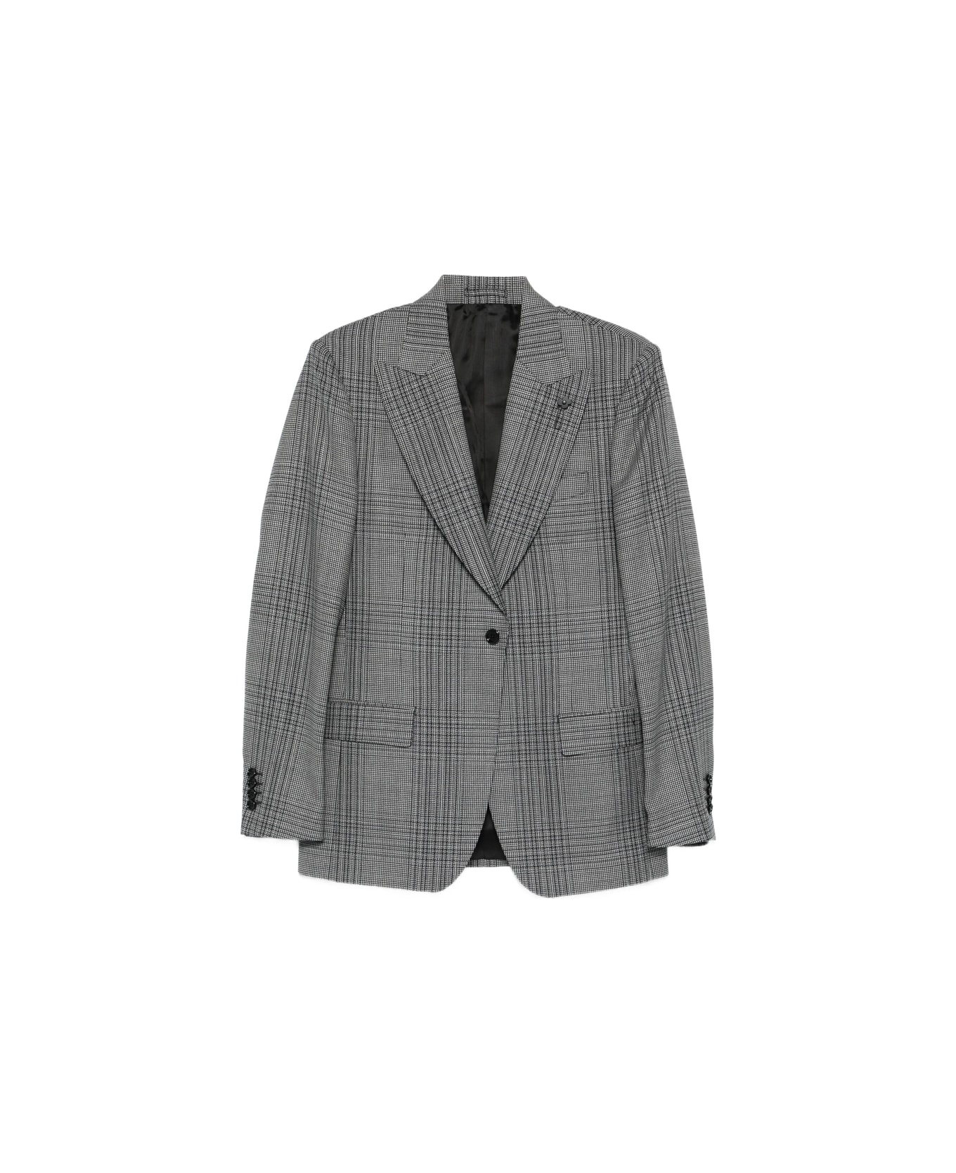 Lardini Jacket - GREY/BLACK