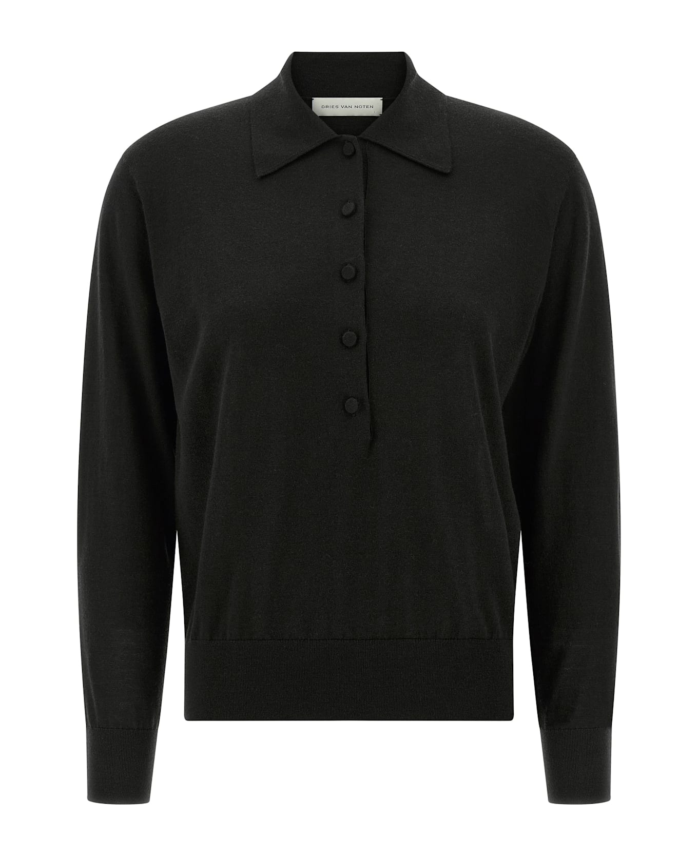 Dries Van Noten 
tuno
 Polo Shirt - Black  