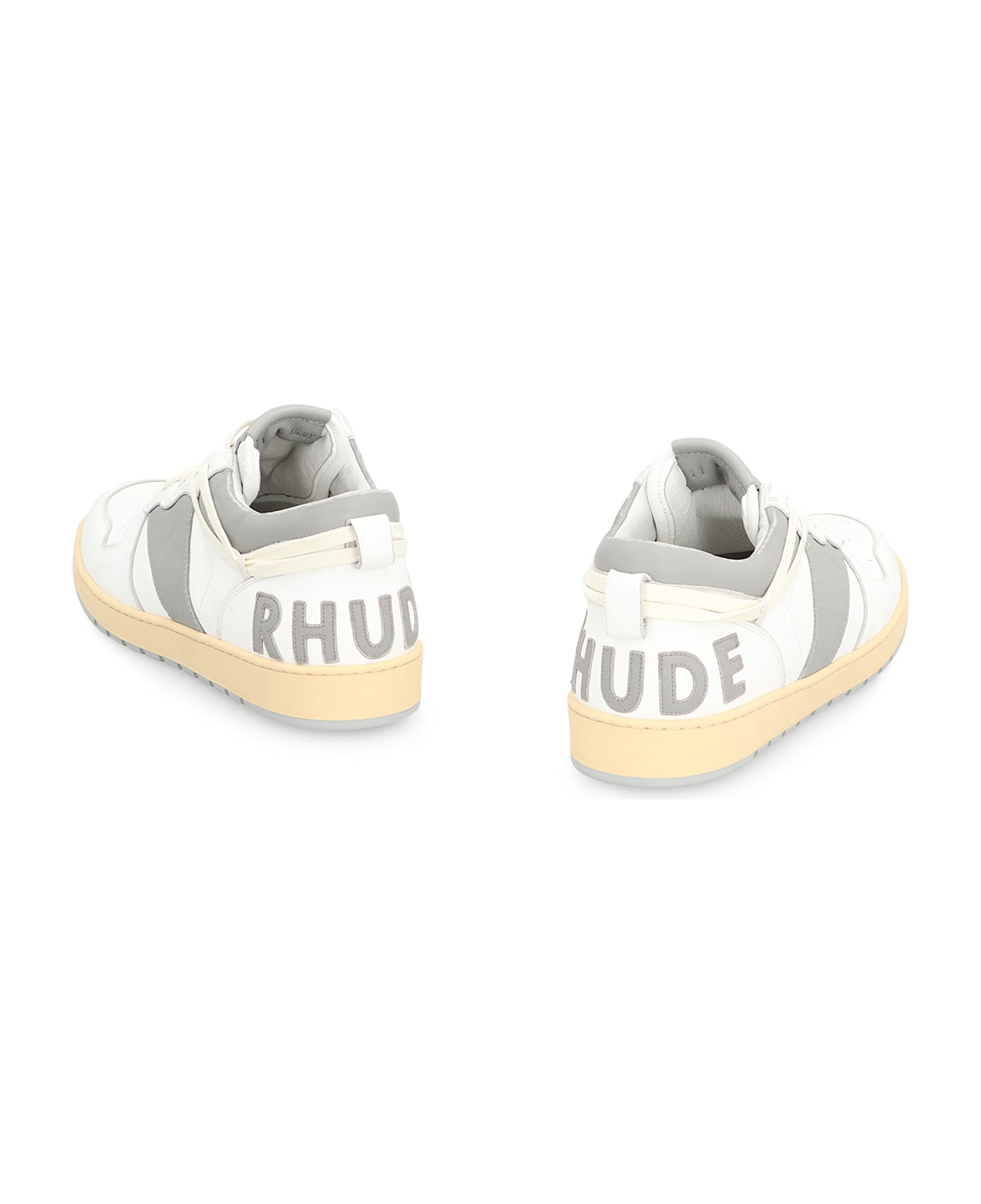 Rhude Rhecess Leather Low-top Sneakers - grey