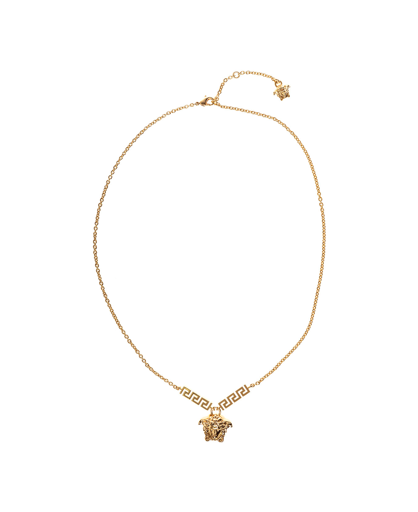 Versace Woman's Medusa Gold Metal Necklace - Metallic