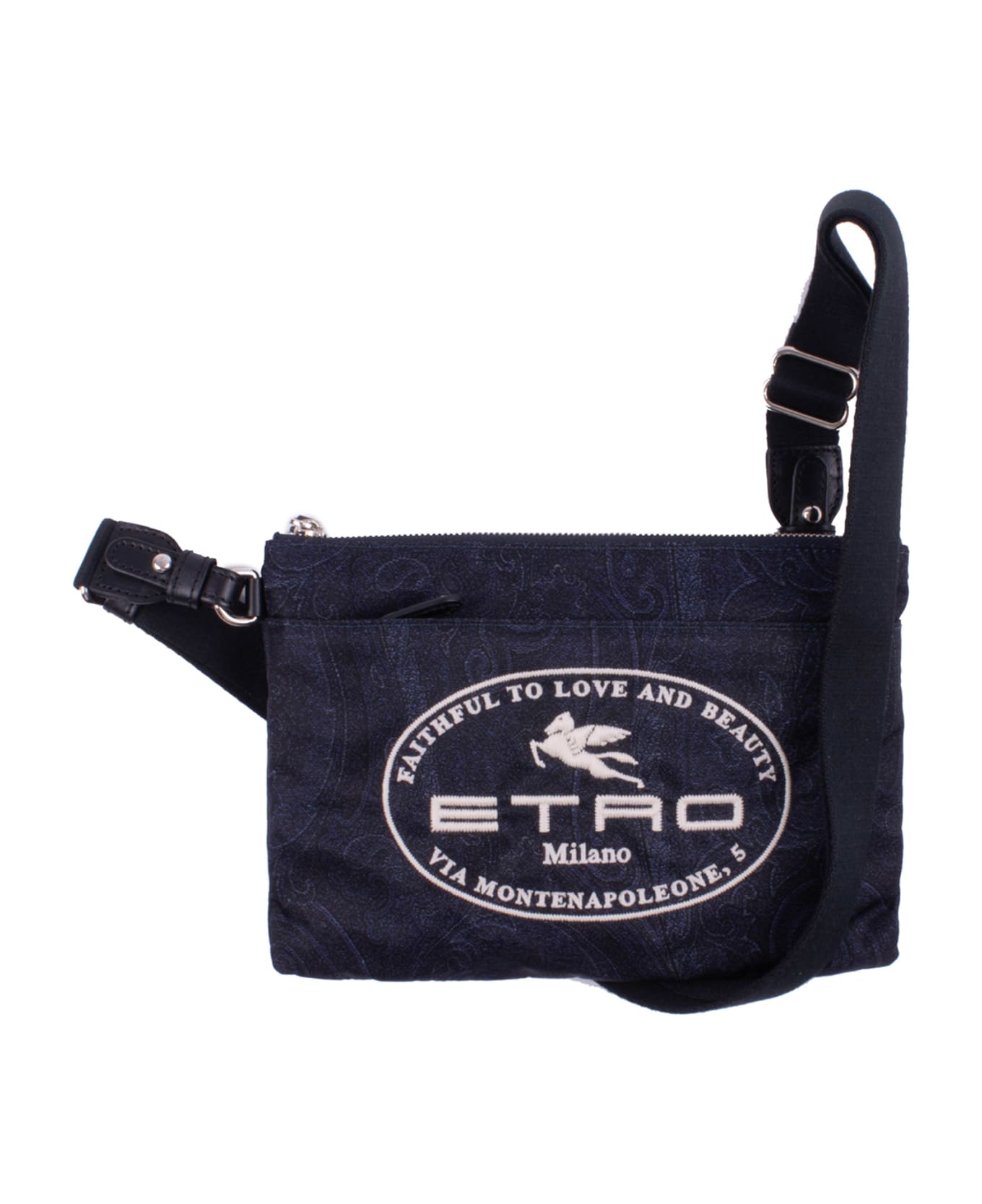 Etro Nylon Shoulder Bag - Blue ショルダーバッグ
