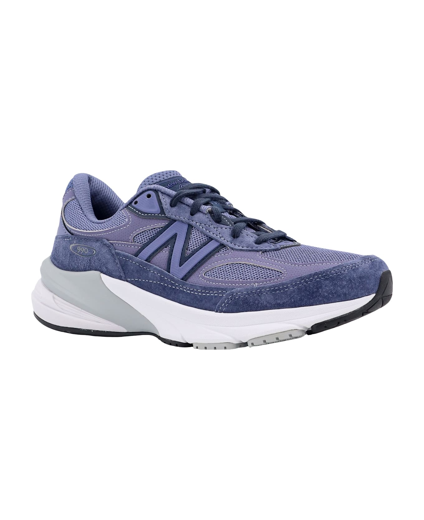 New Balance Suede And Nylon Sneakers - Purple