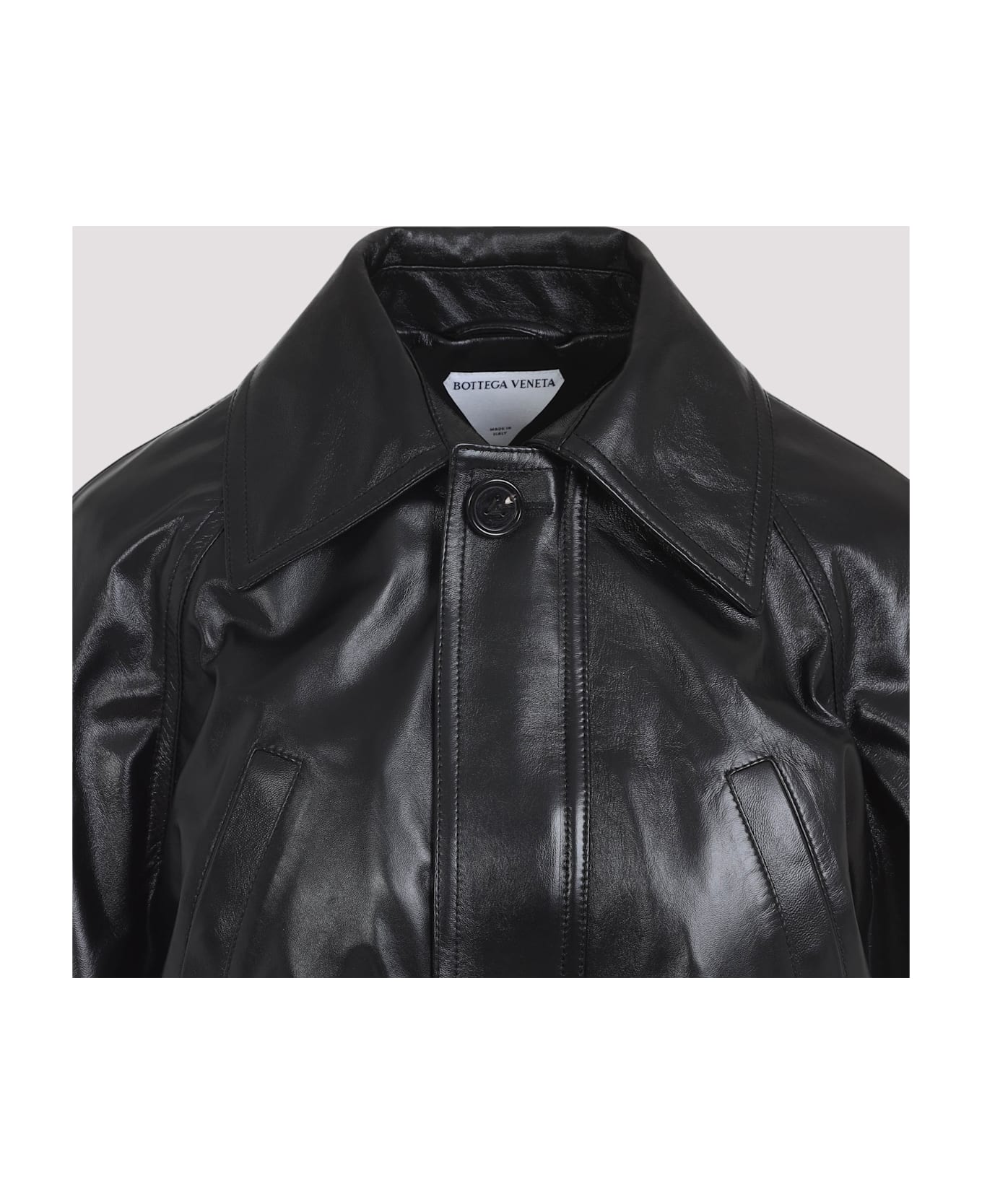 Bottega Veneta Short Bomber Jacket - Black