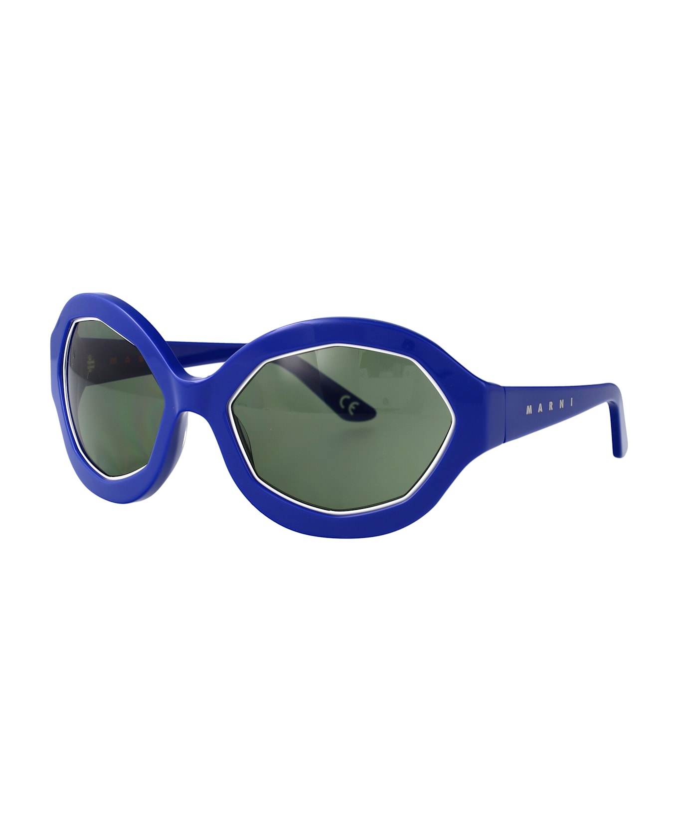 Marni Eyewear Cumulus Cloud Sunglasses - BLUE