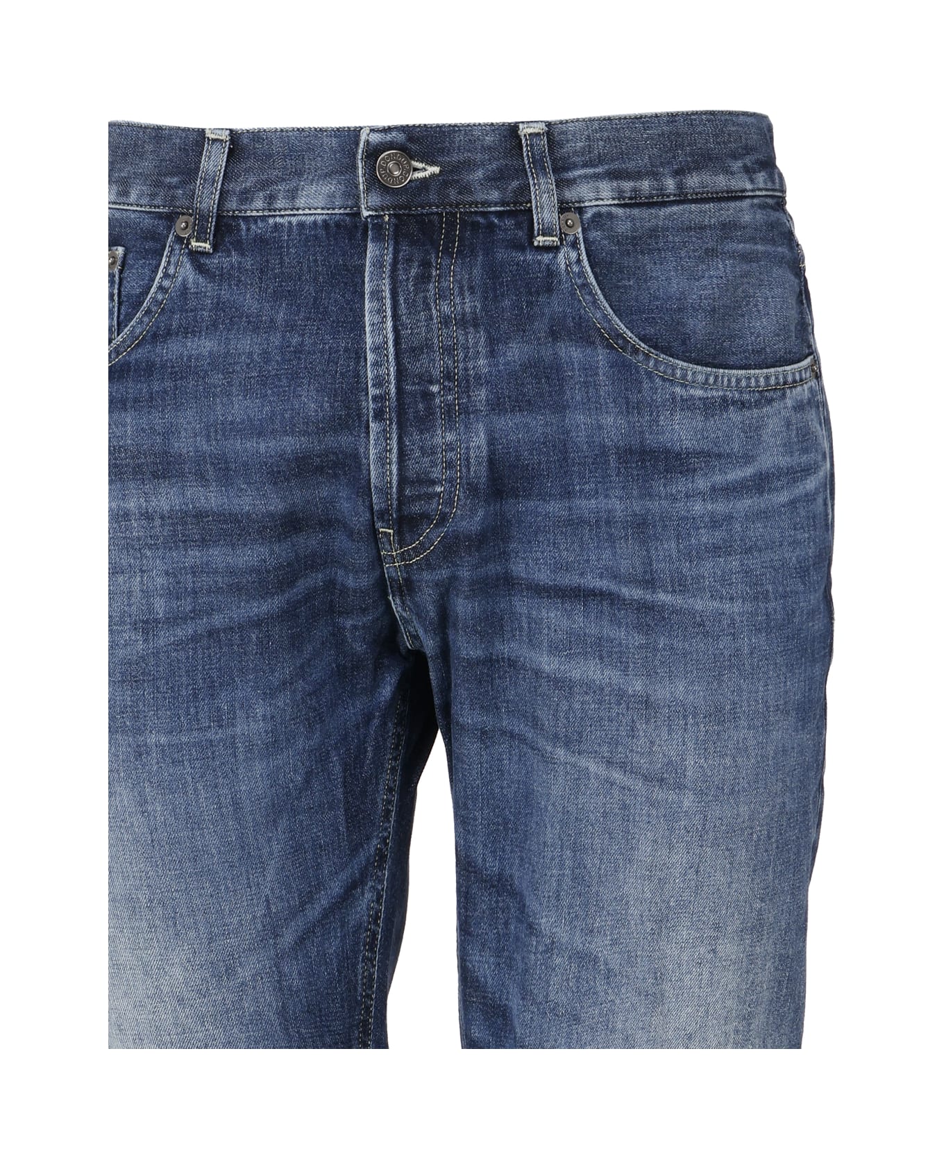 Dondup Jeans 5 Pockets In Cotton - Blue