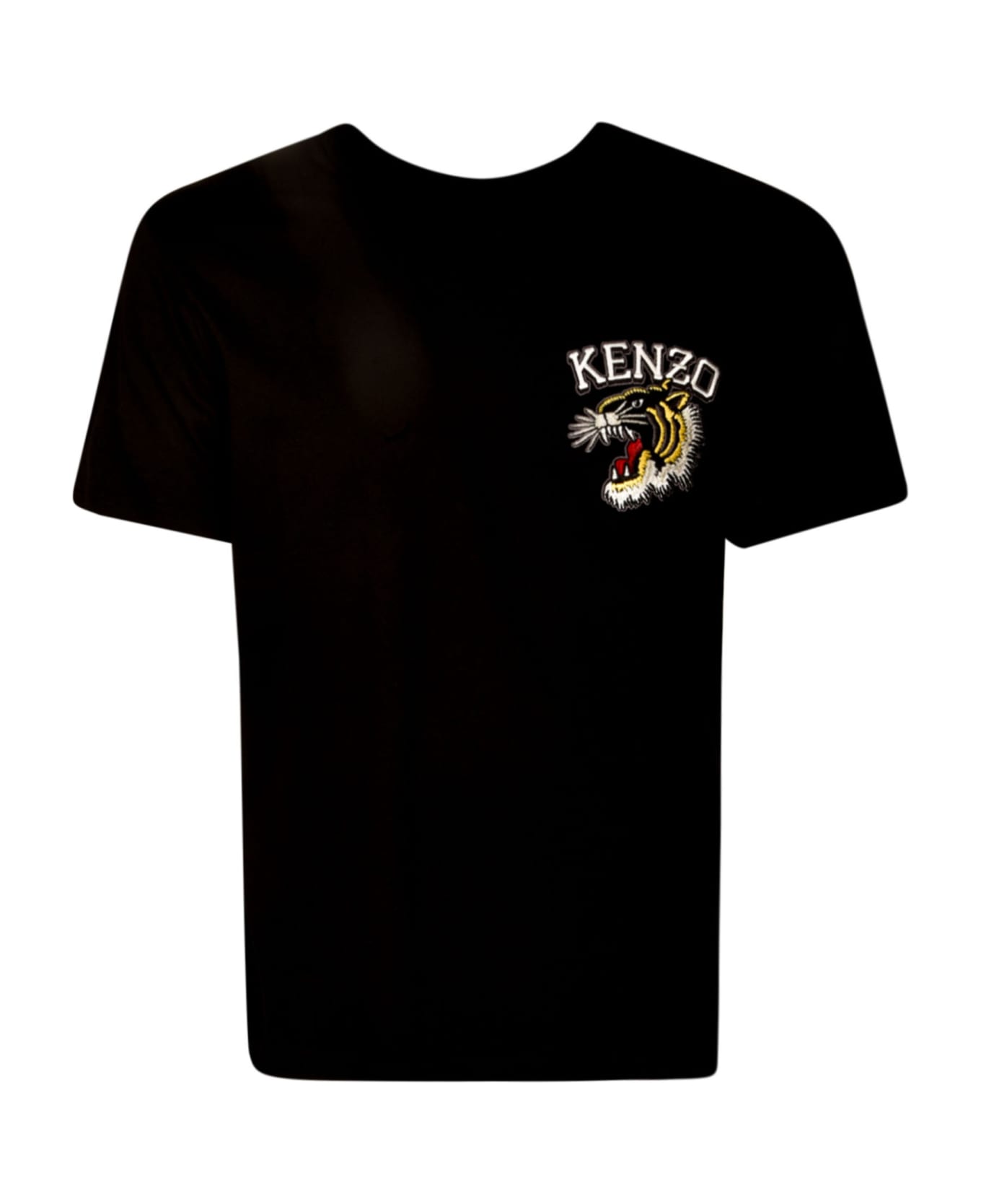 Kenzo Tiger Embroidered T-shirt - Black