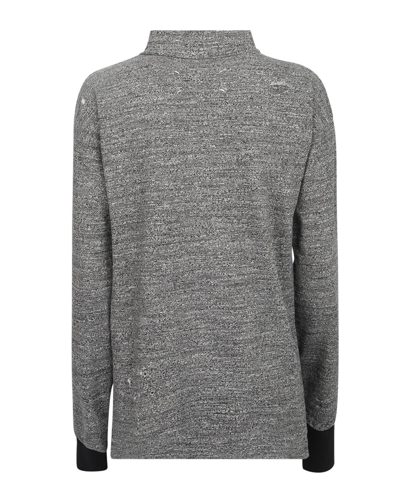 Maison Margiela Logo Print Sweater - Grey ニットウェア
