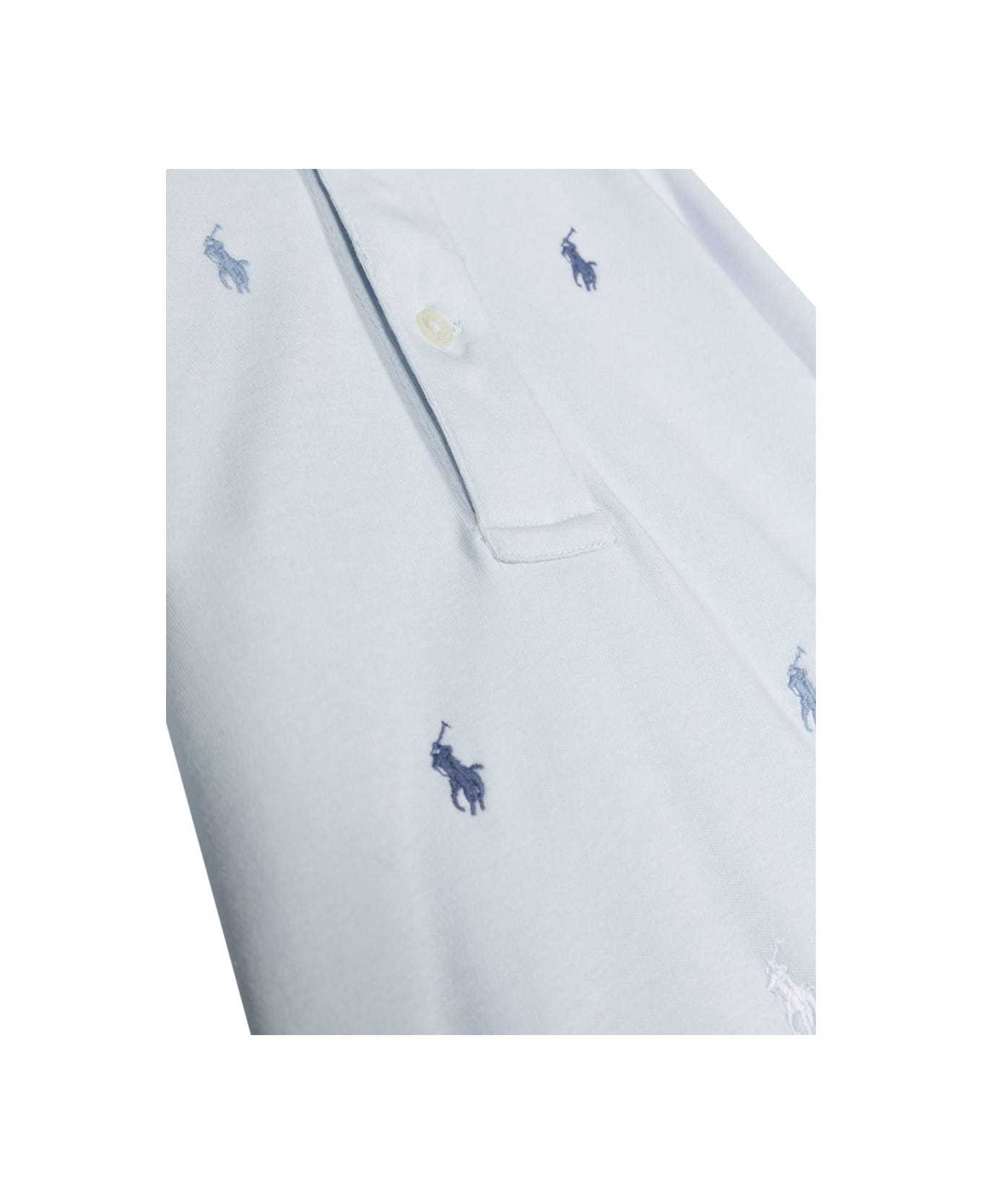 Polo Ralph Lauren Allover Logo Jumpsuit - BLUE