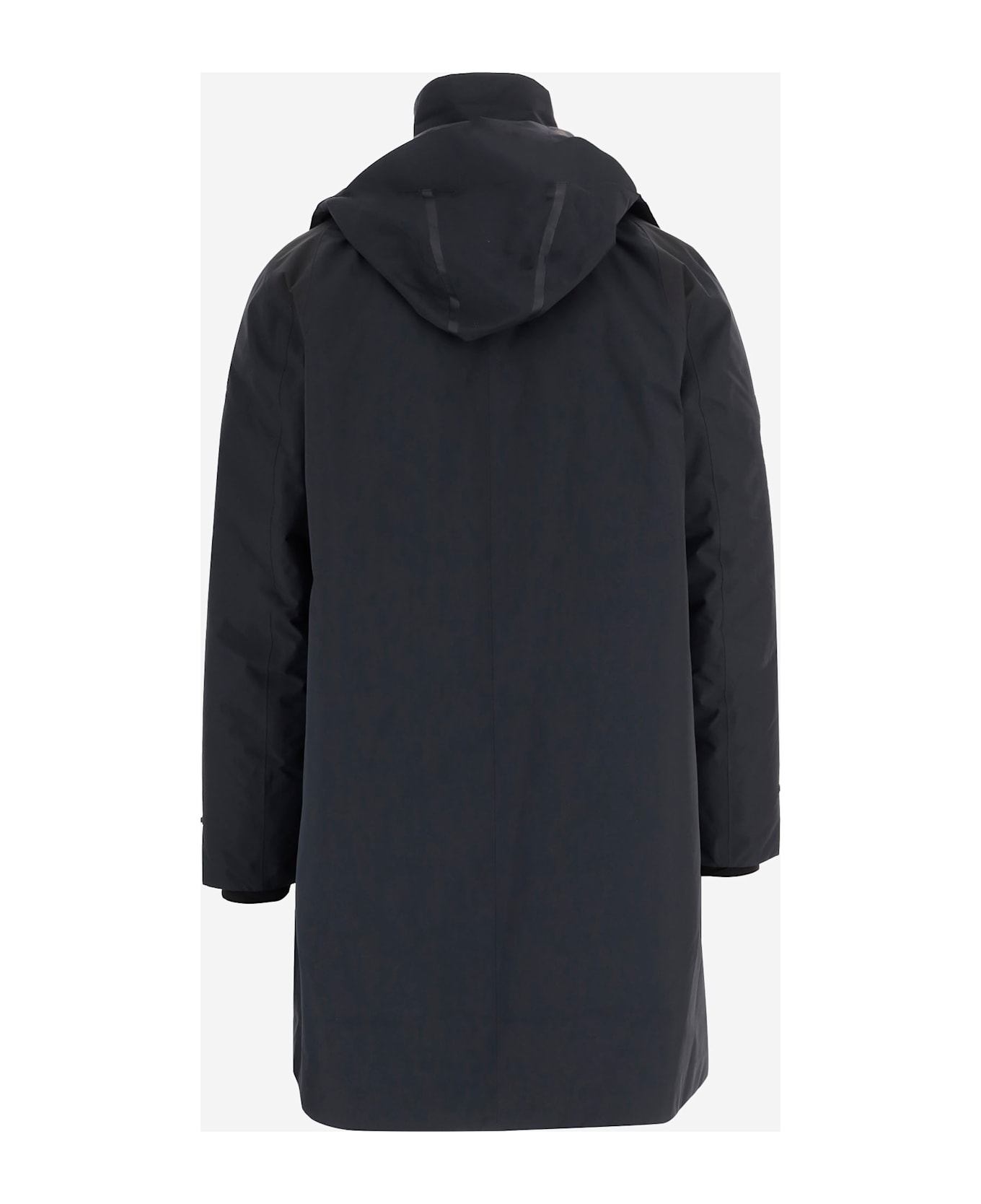 Save the Duck Technical Jacket With Hood And Multiple Pockets - Navy scuro ブレザー