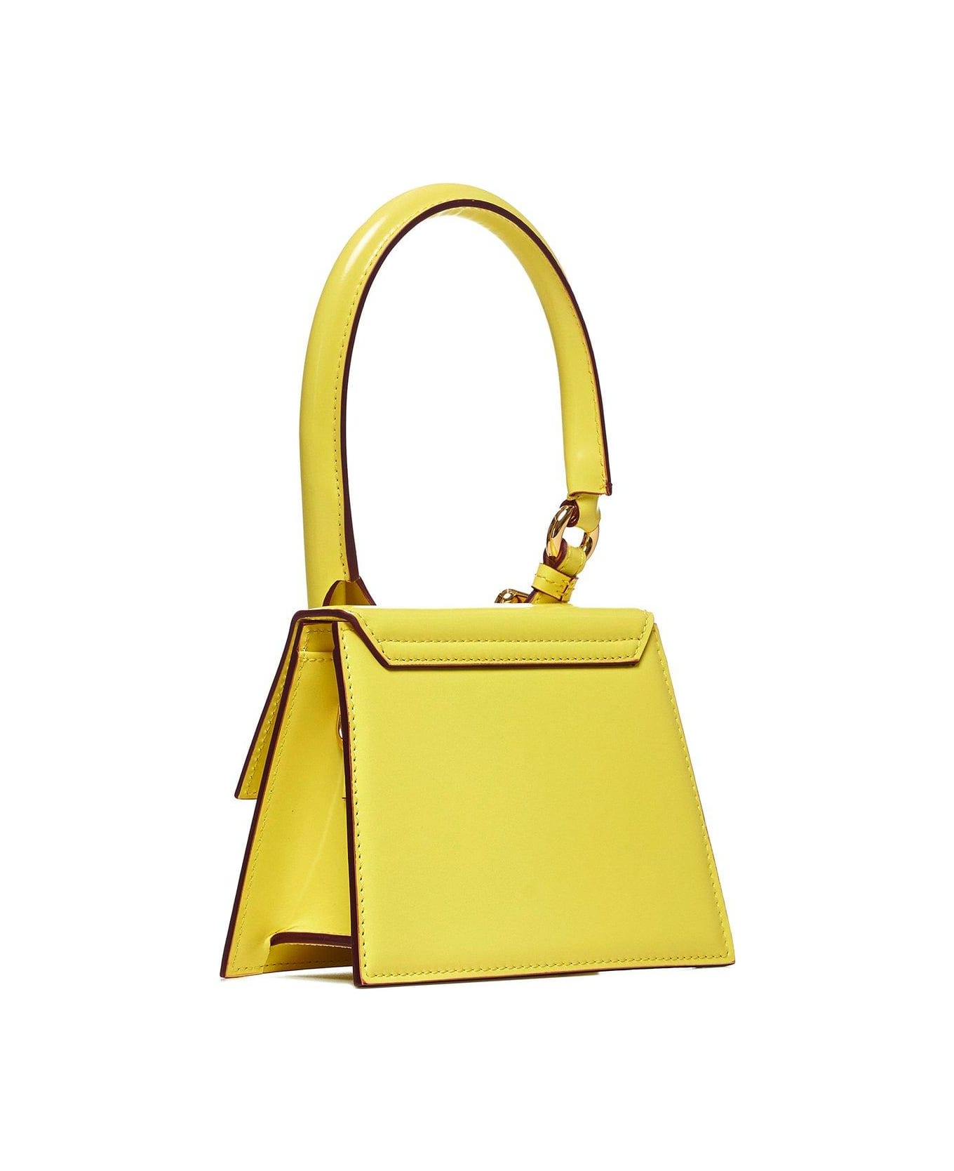 Jacquemus Le Chiquito Moyen Boucle Signature Buckled Handbag - Yellow