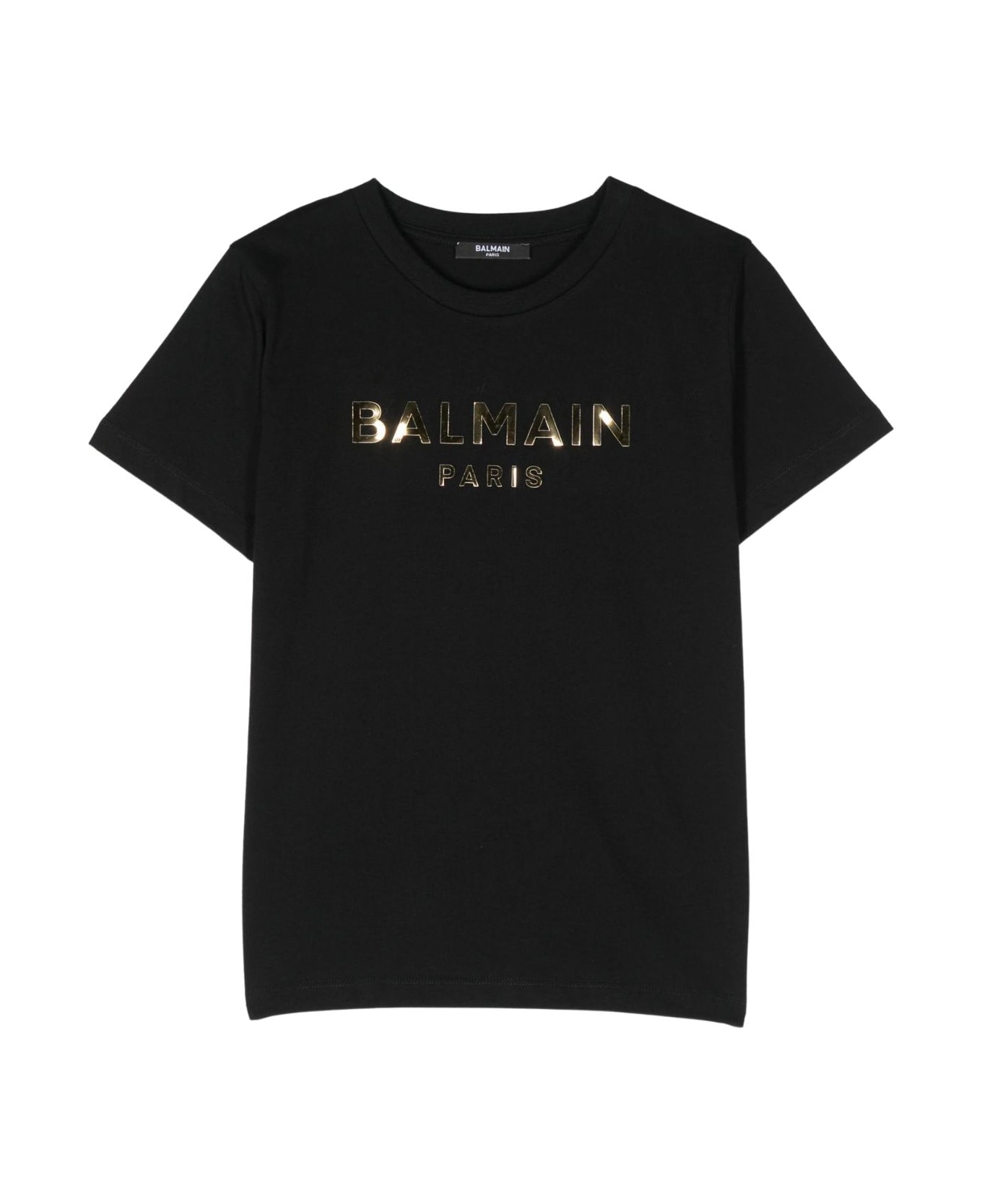 Balmain T Shirt - Or Black Gold