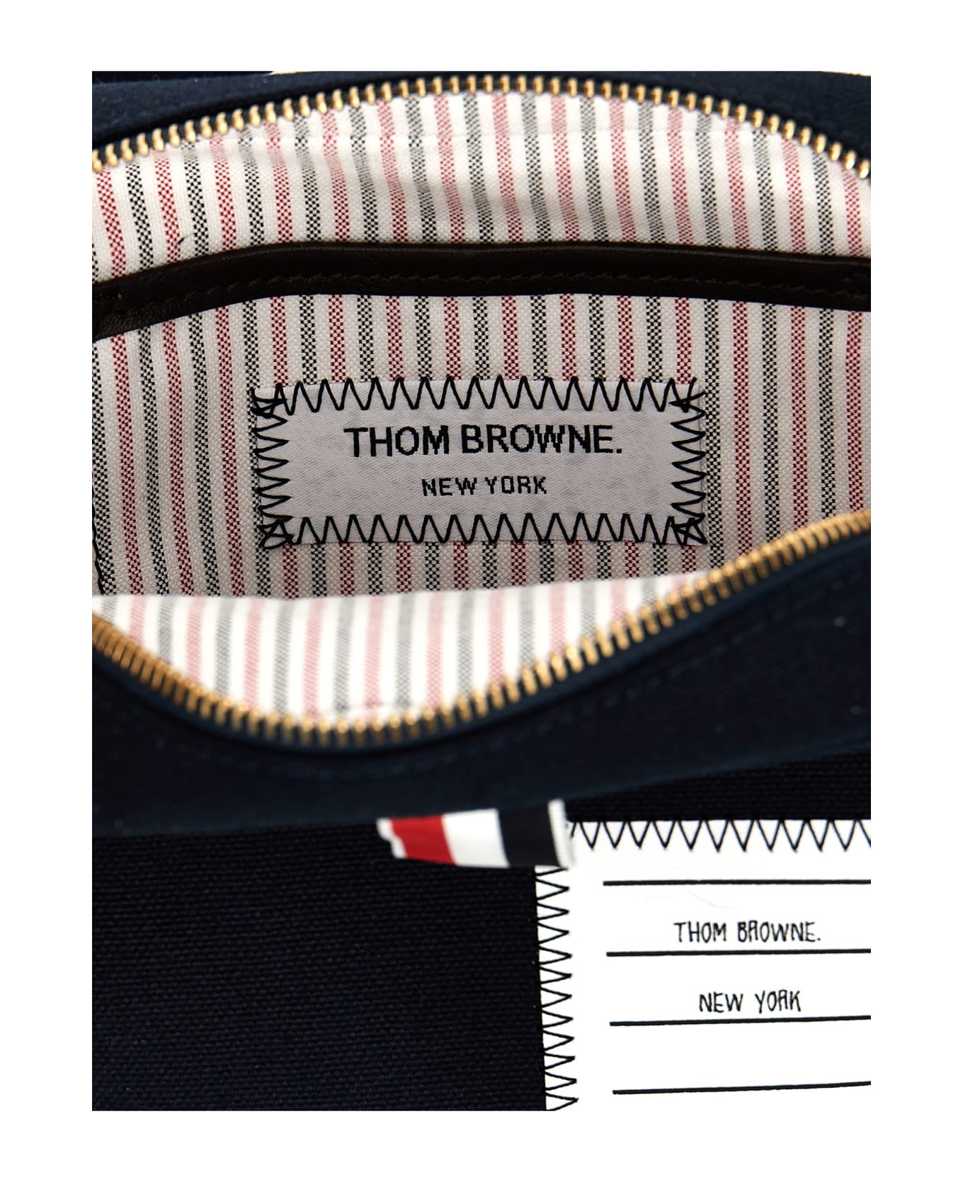 Thom Browne 'snap Pocket' Crossbody Bag - Blue