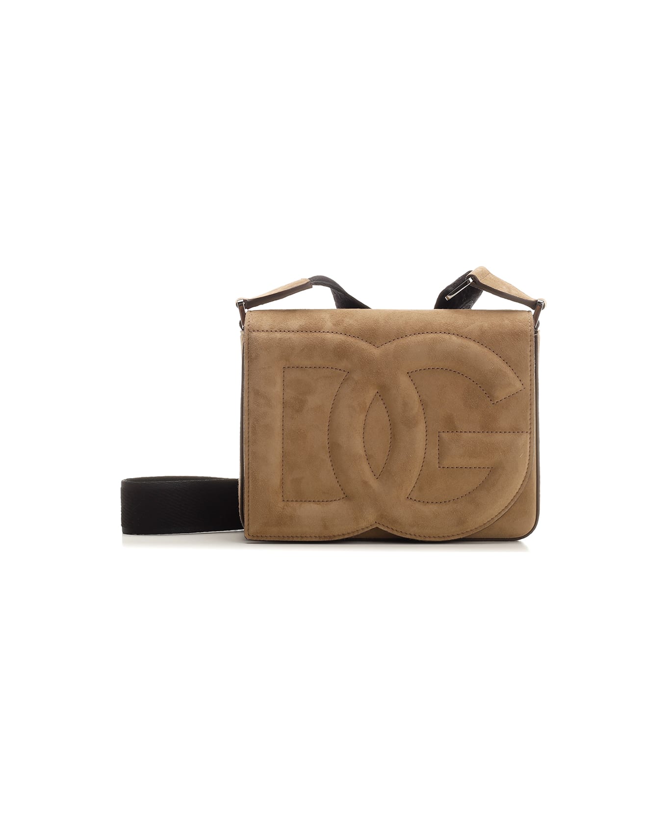 Dolce & Gabbana Medium 'dg Logo' Crossbody Bag - HAZELNUT ショルダーバッグ