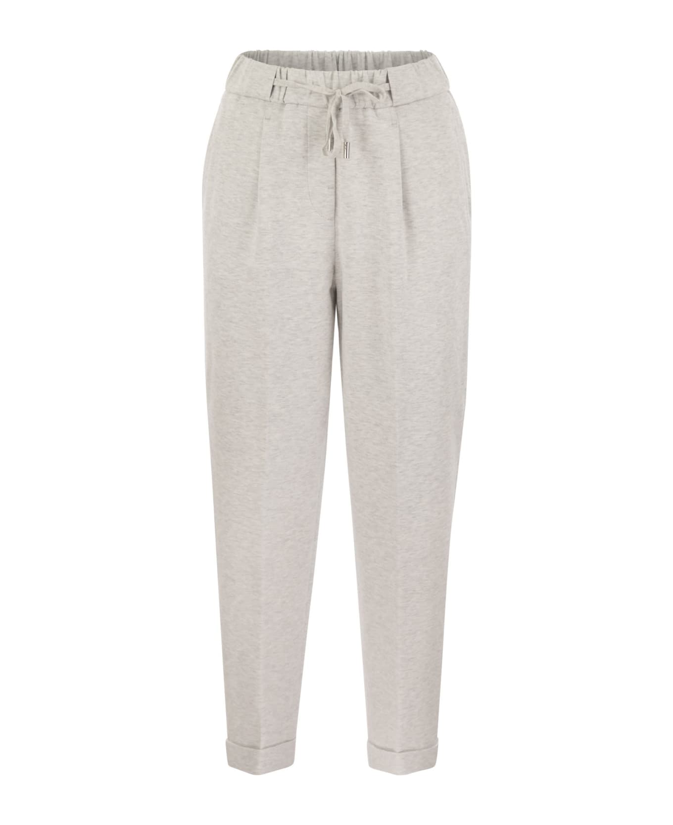 Peserico Cotton Trousers - Grey