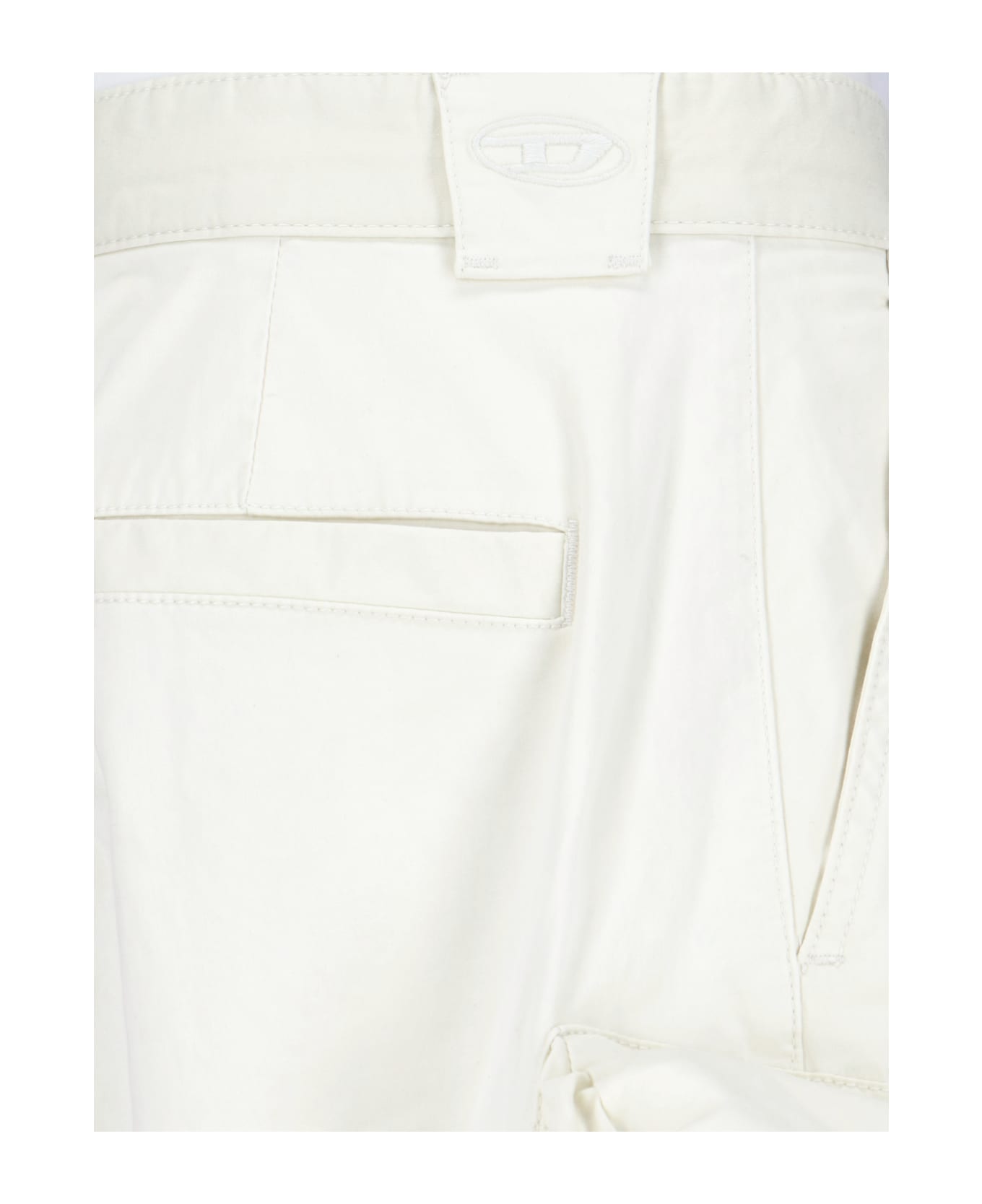 Diesel Cargo Wide Pants - White ボトムス