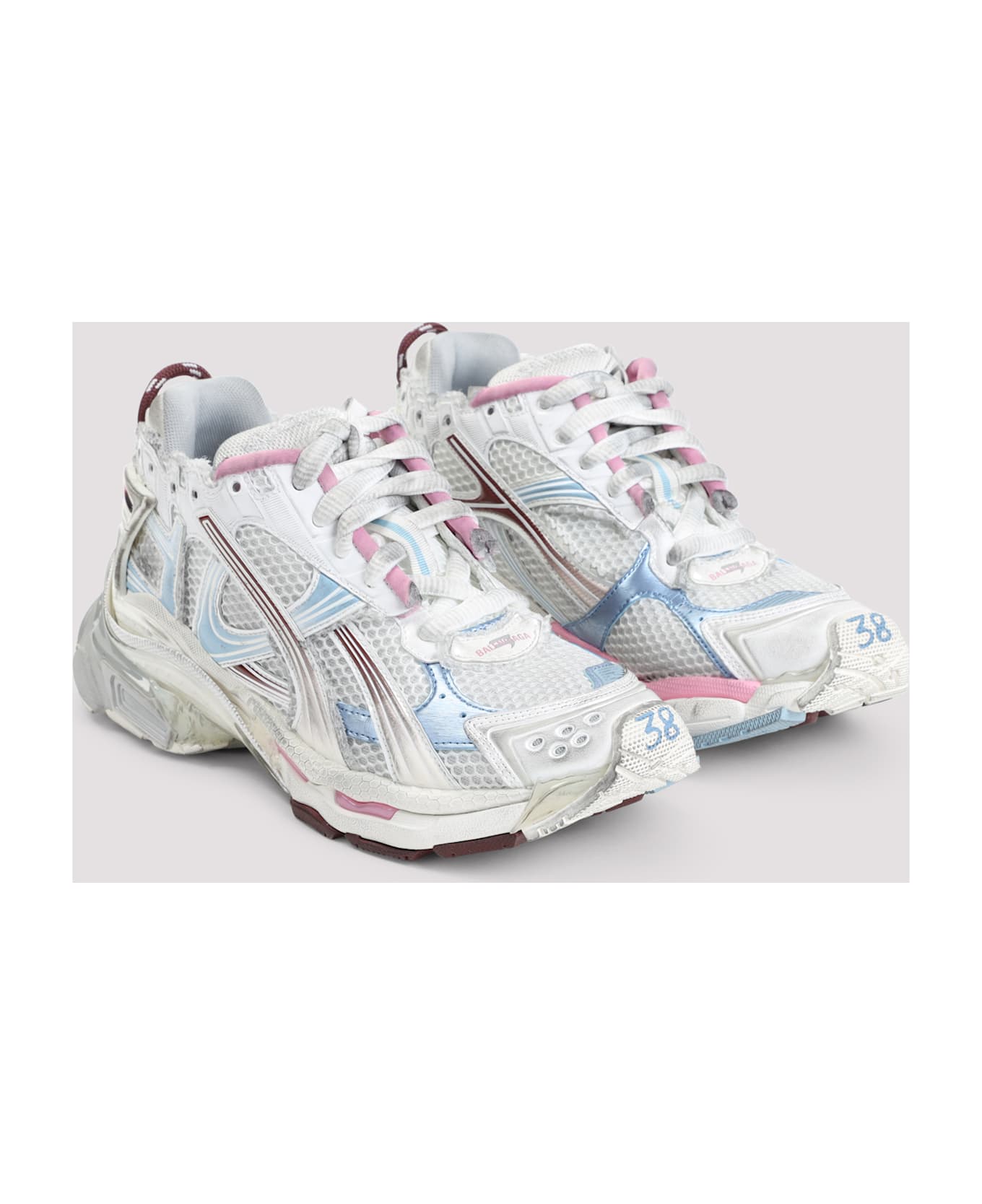 Balenciaga Gradient Runner - Whit Brn Blu Pnk Gry