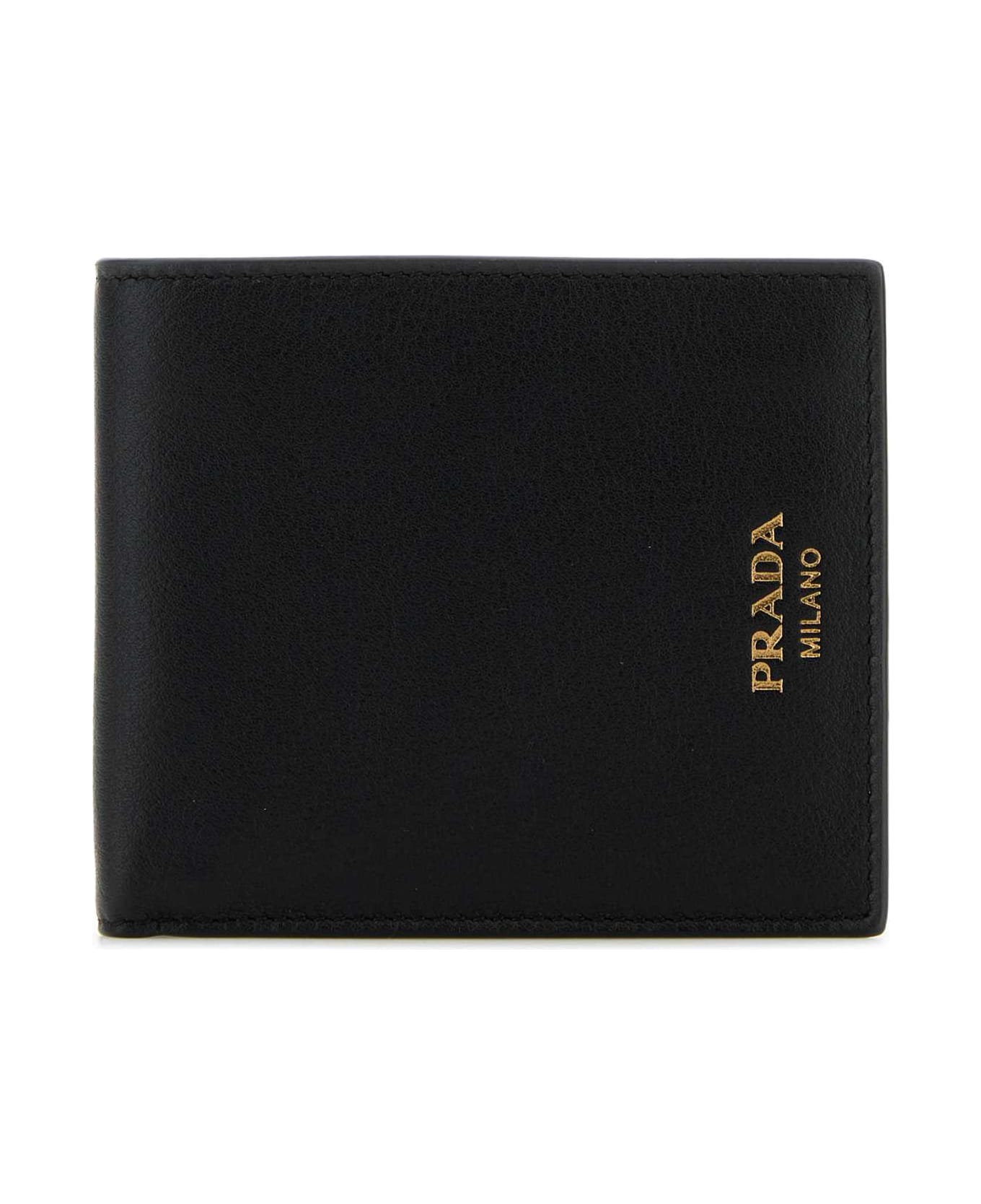 Prada Black Leather Wallet - NERO