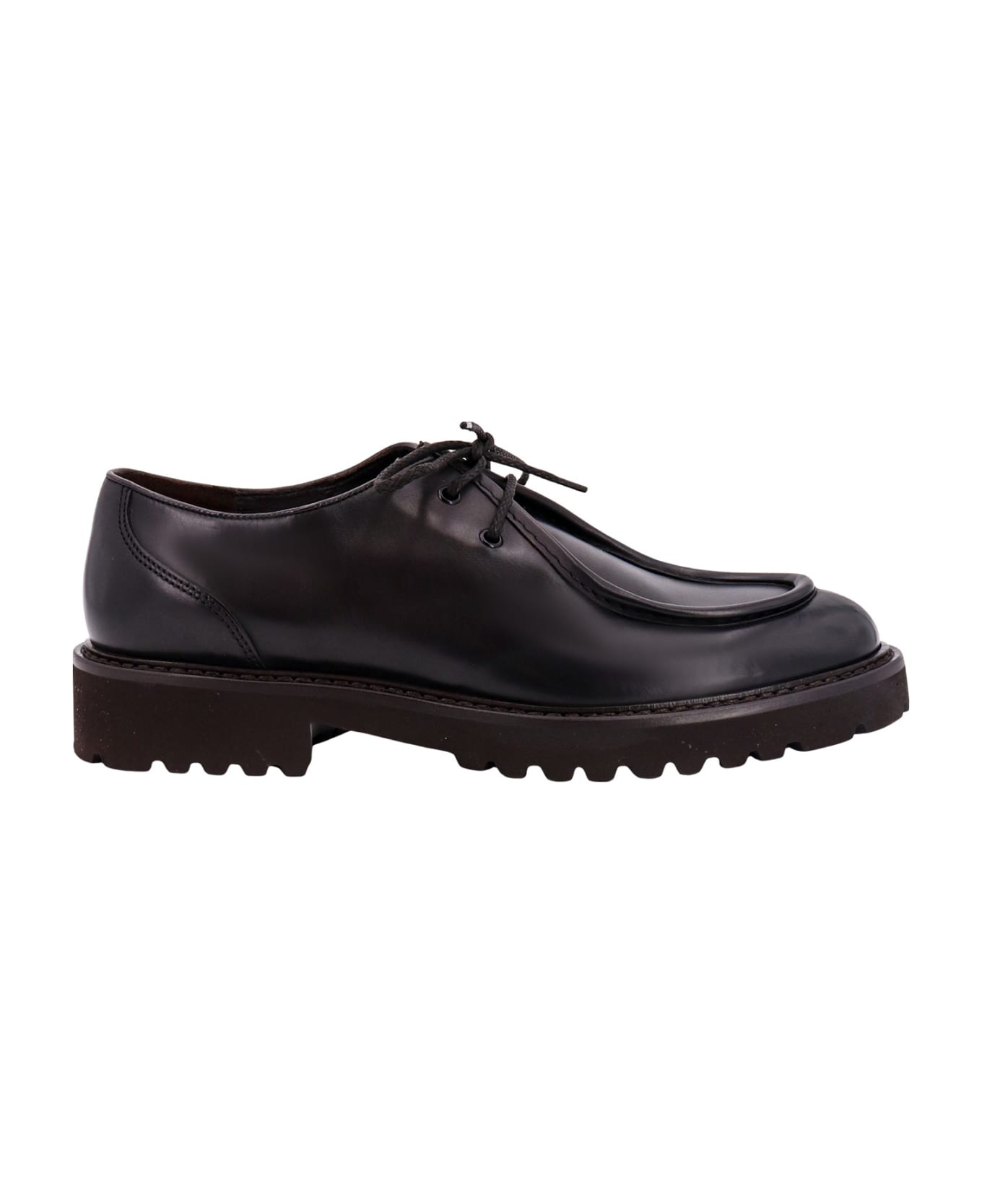 Doucal's Lace-up Shoe - Brown
