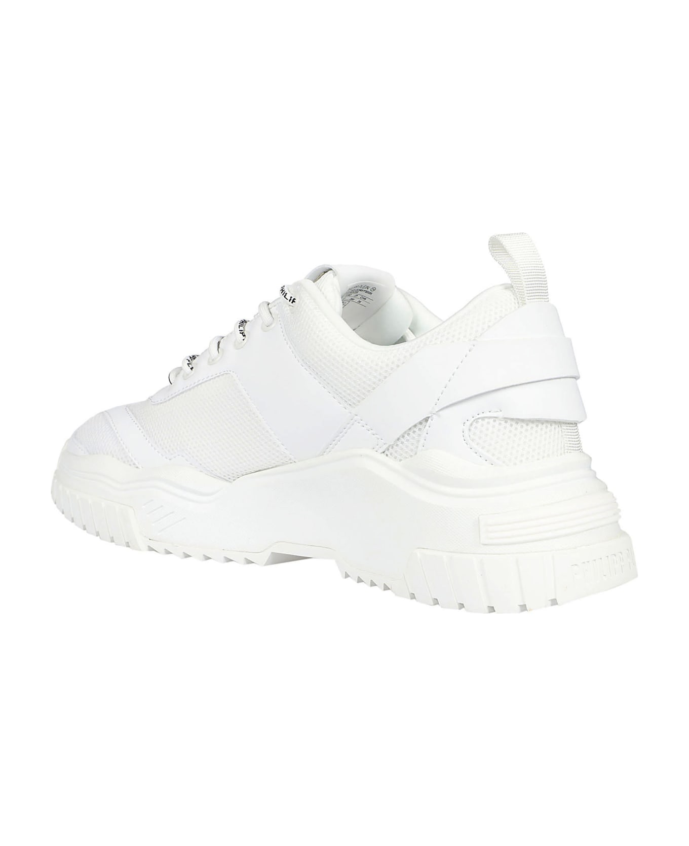 Philipp Plein Predator Sneakers - White/white