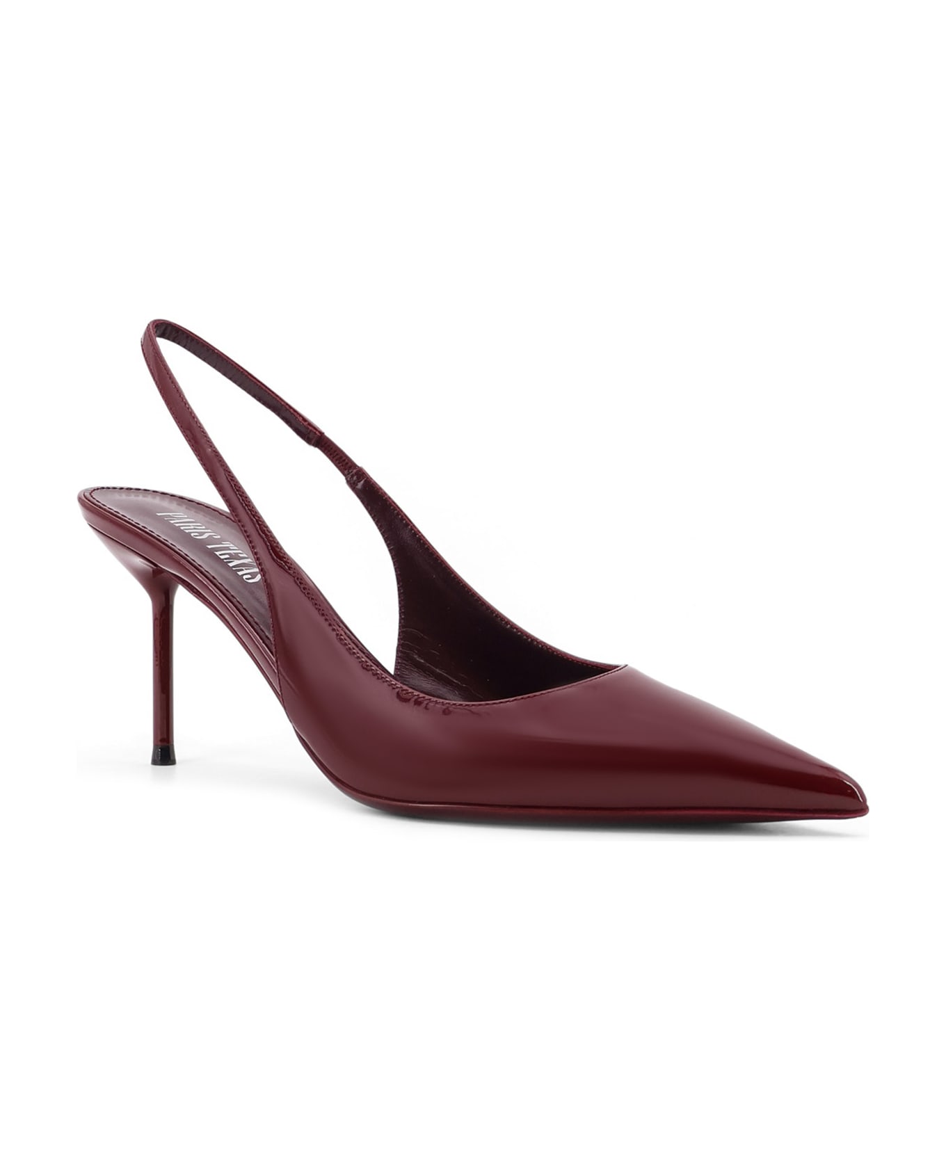 Paris Texas Lidia Slingback Patent Leather Pumps - ROUGE NOIR
