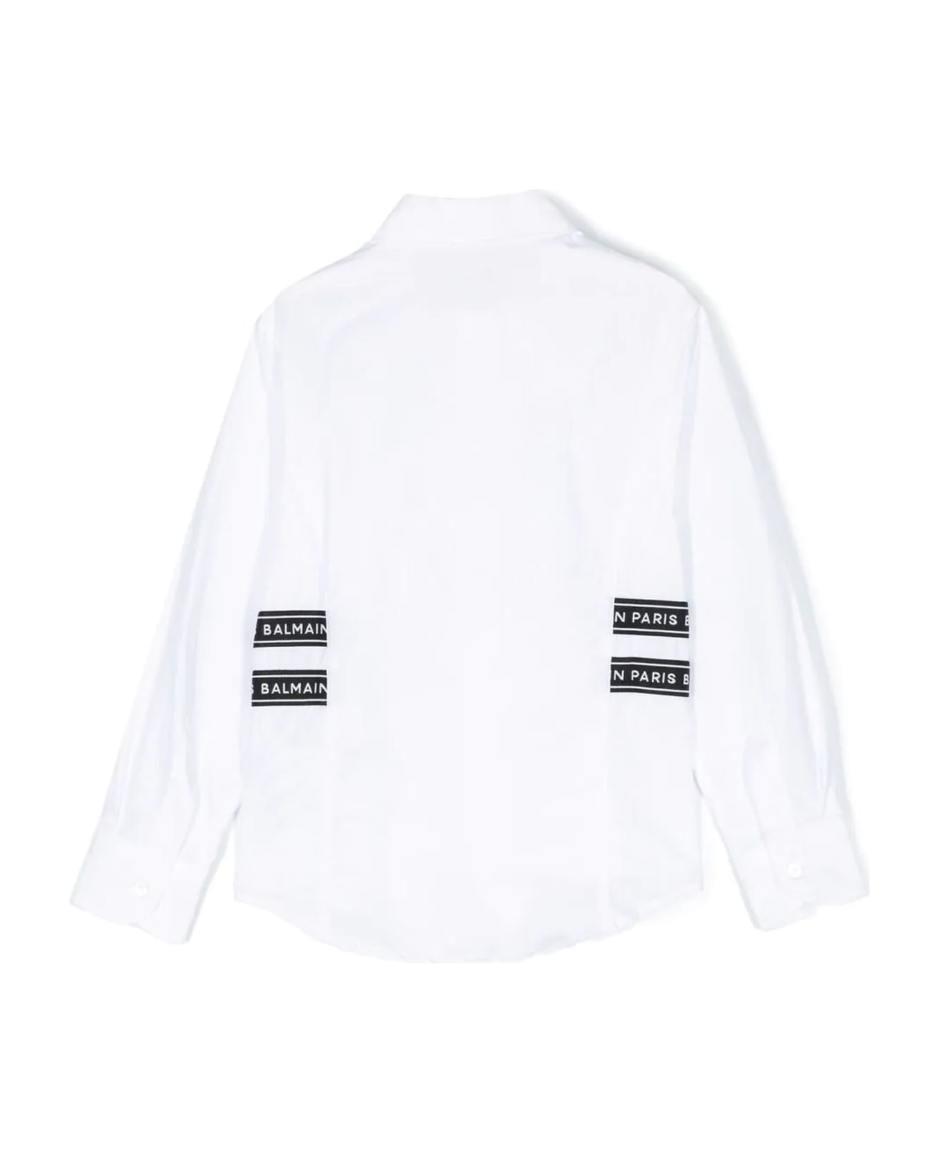 Balmain White Cotton Shirt - Bianco